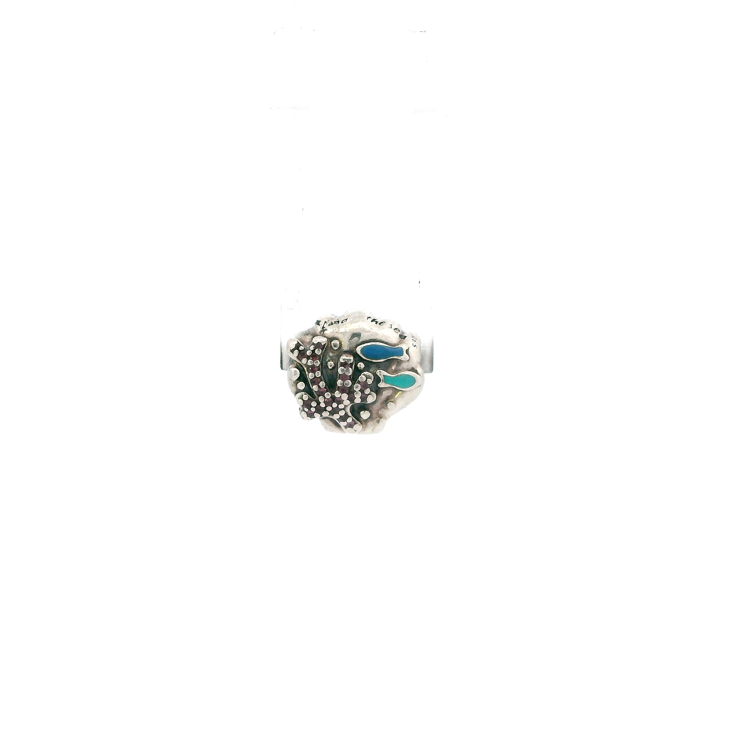 Pandora Sterling Silver "Under The Sea" Little Mermaid Seashell Charm