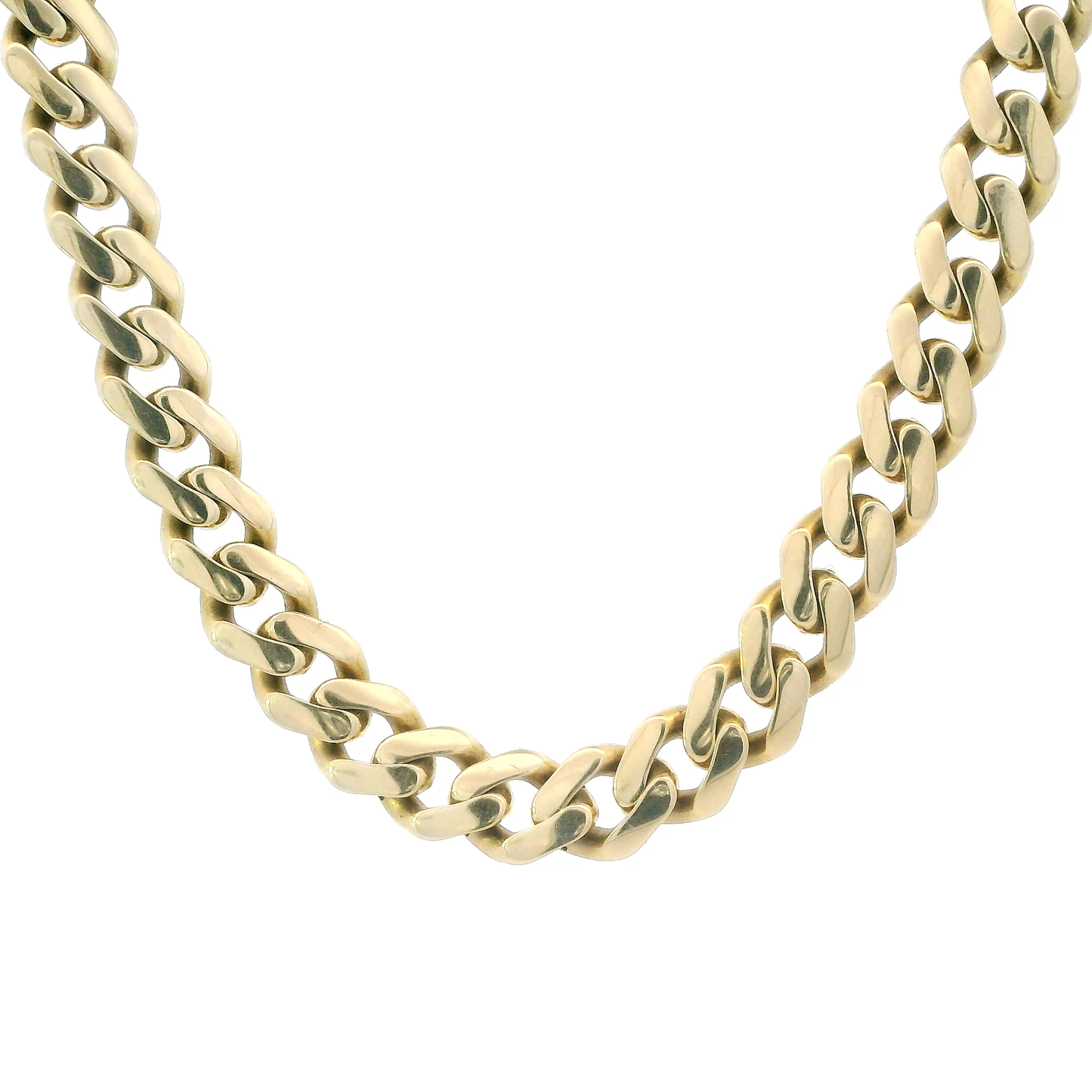 10K Yellow Gold 20" Monaco Curb Chain