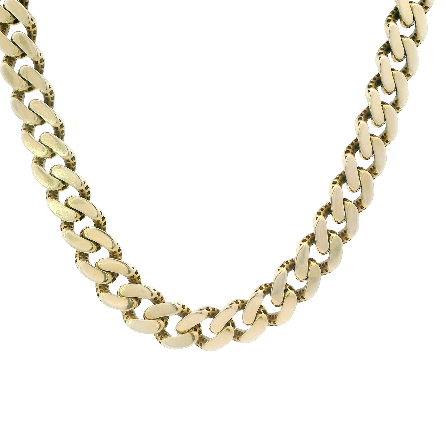 10K Yellow Gold 20" Monaco Curb Chain