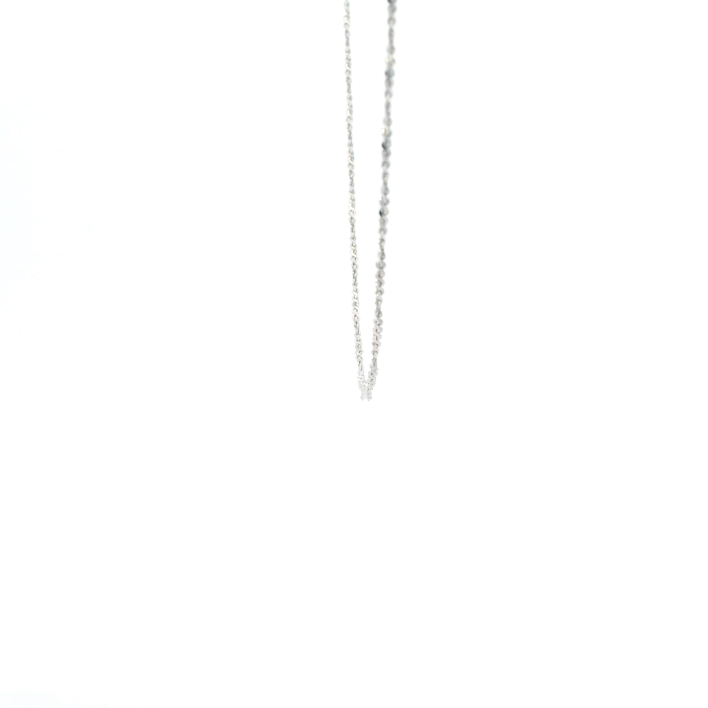 14K White Gold 24" Singapore Chain