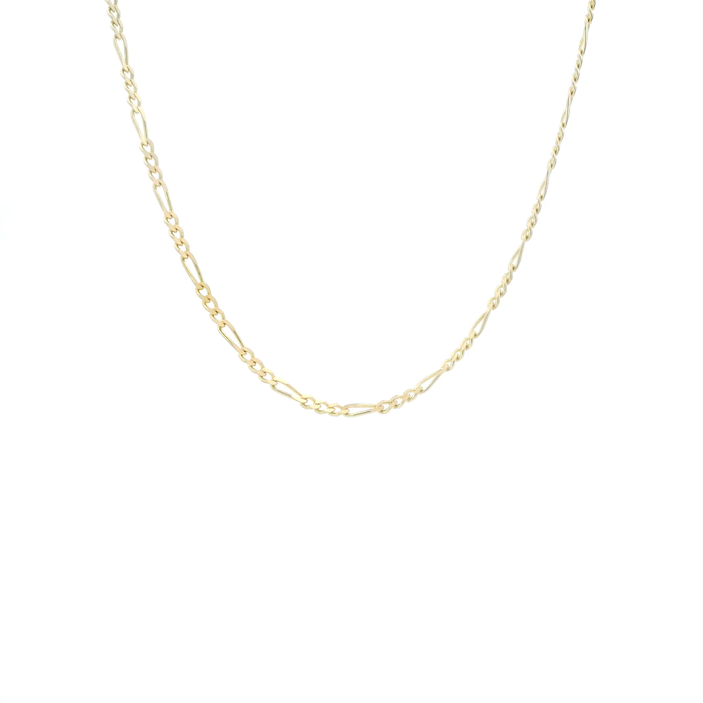 14K Yellow Gold 20" Figaro Chain