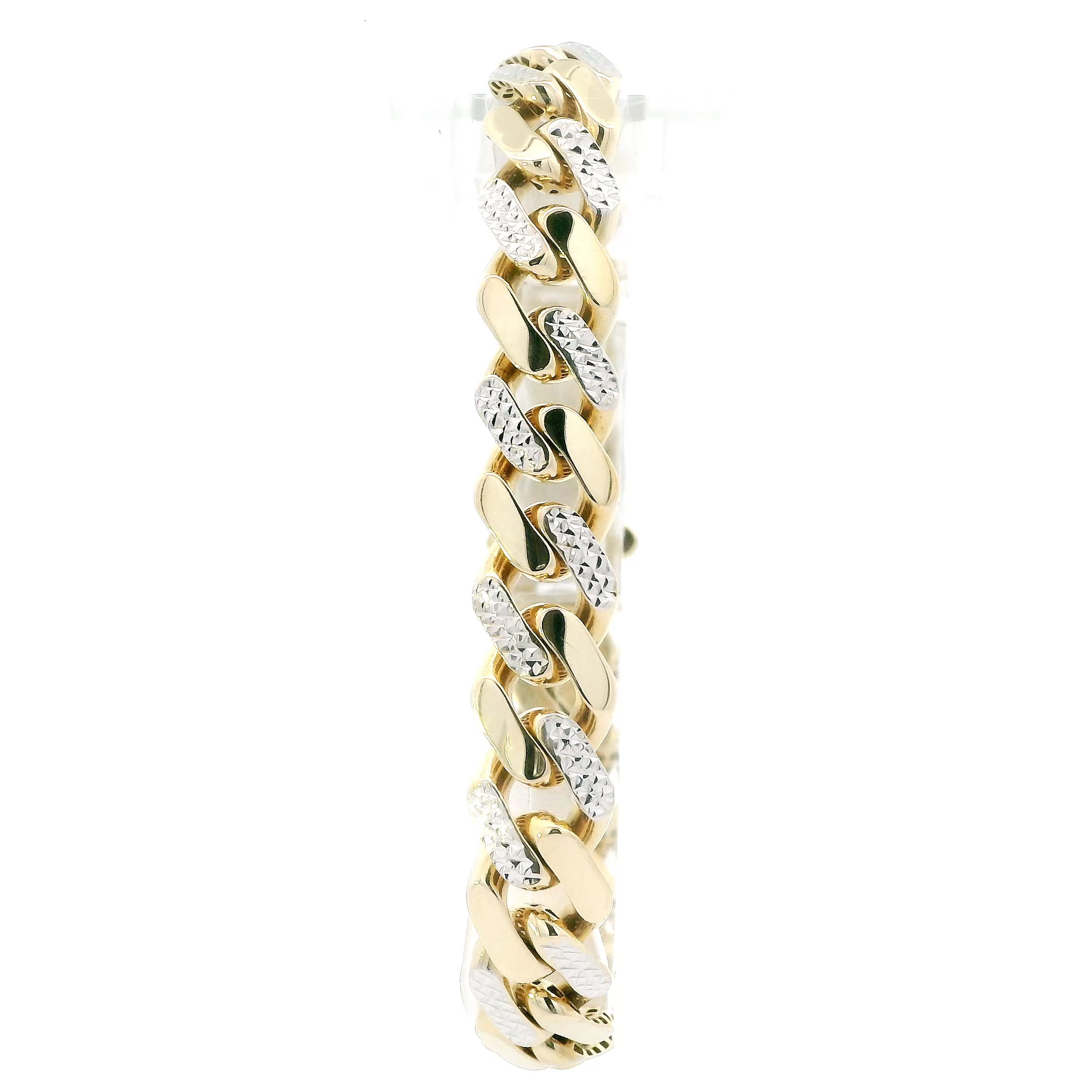14K Yellow & White Gold 8.5