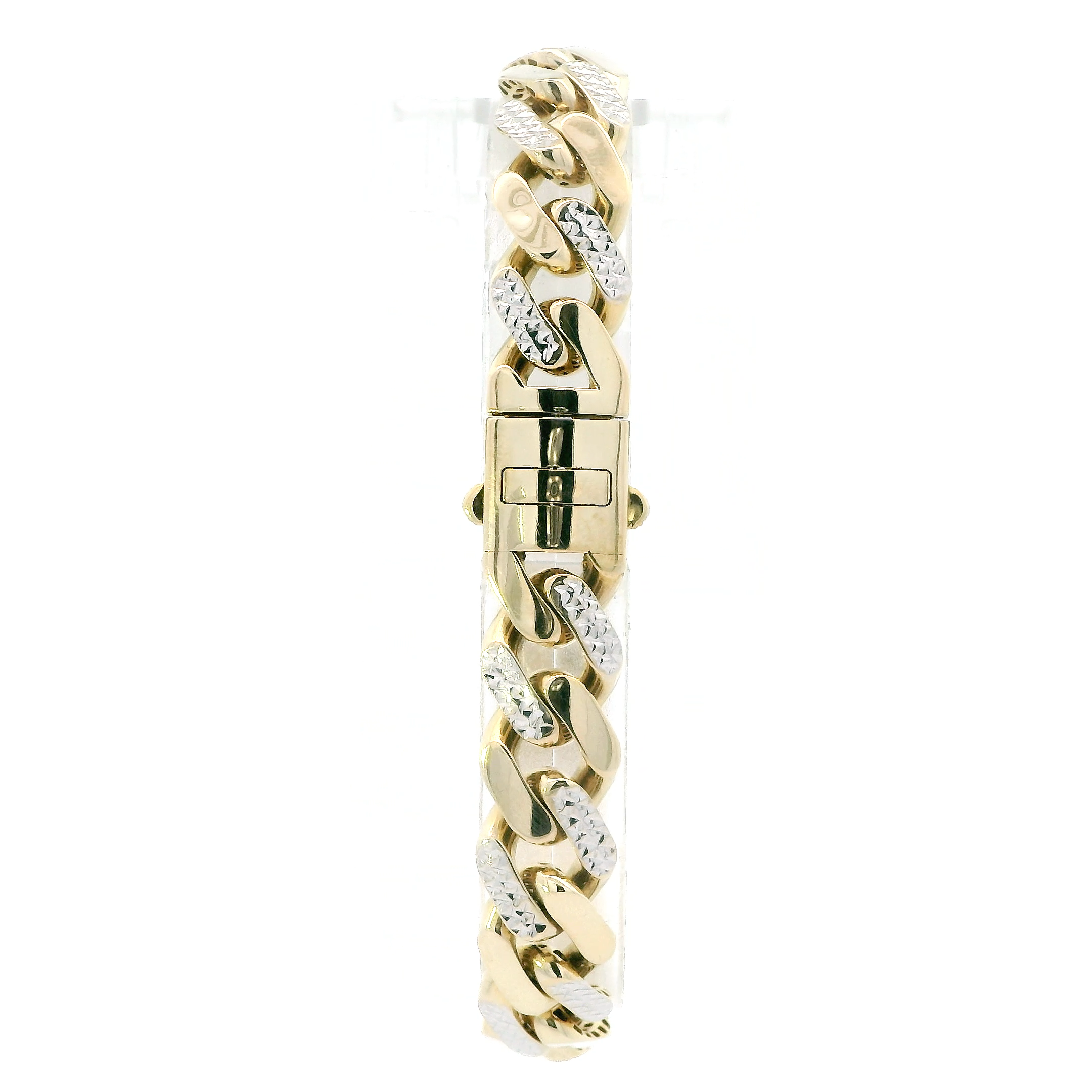 14K Yellow & White Gold 8.5