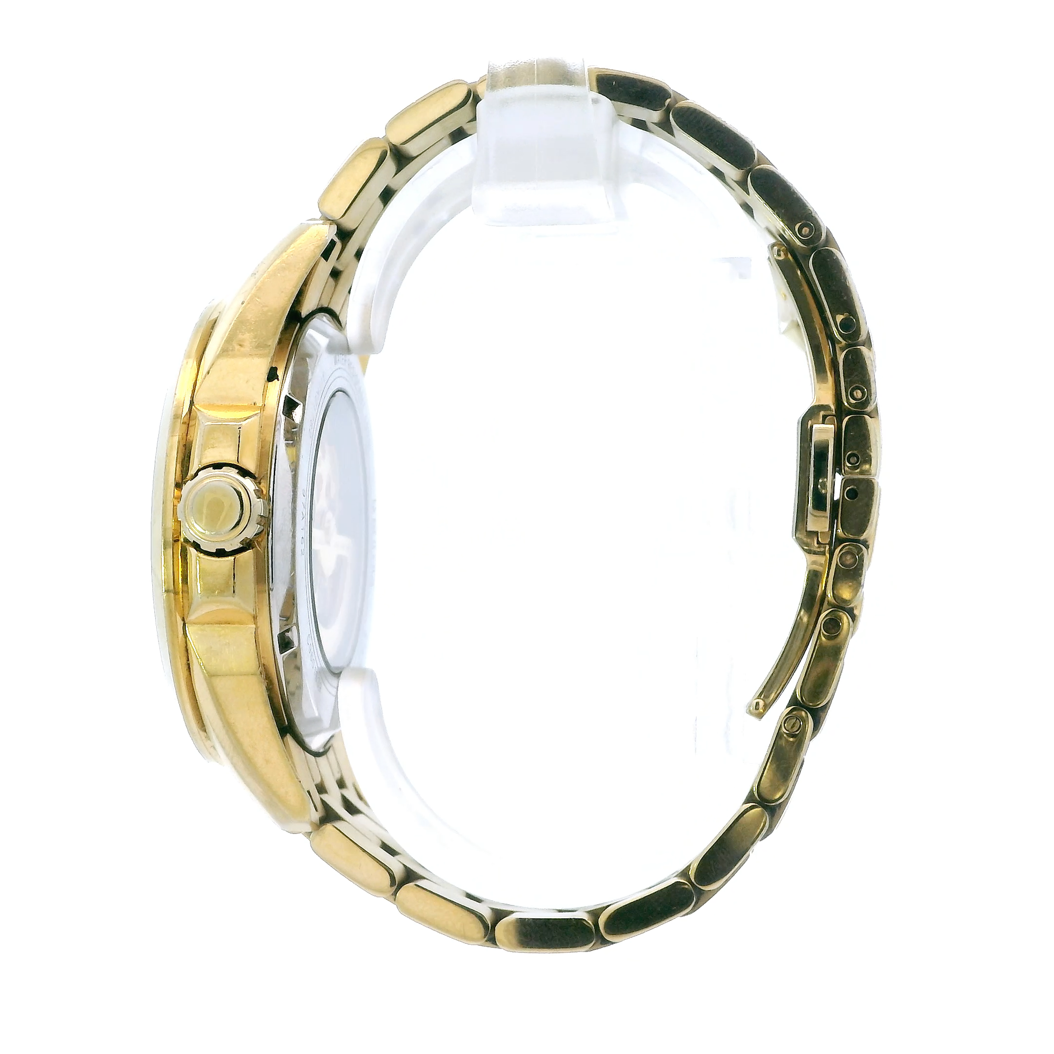 Bulova Sutton Automatic Gold Tone Skeleton Mens Wristwatch