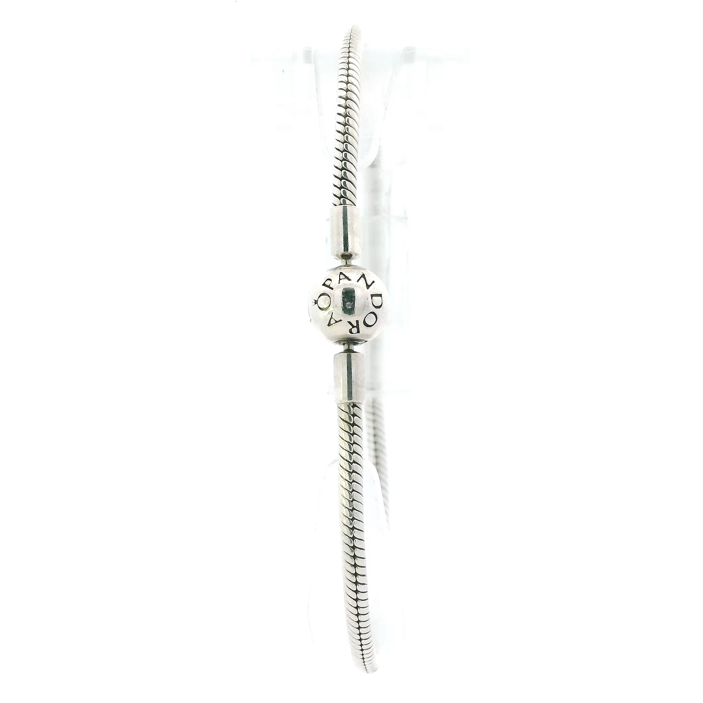 Sterling Silver 8" Pandora Moments Snake Bracelet