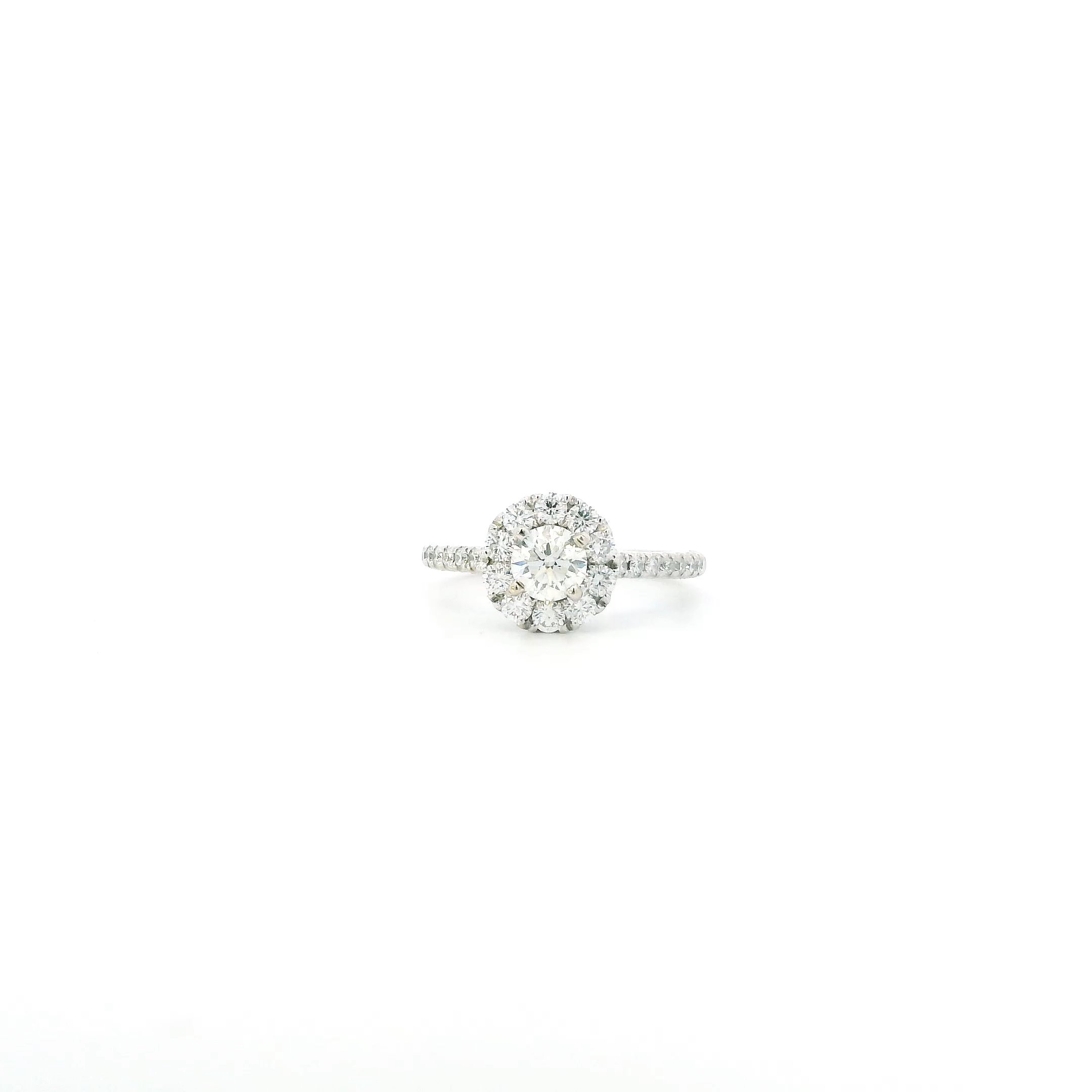 14K White Gold Diamond Vera Wang Ring 1.21ct -  With Certification