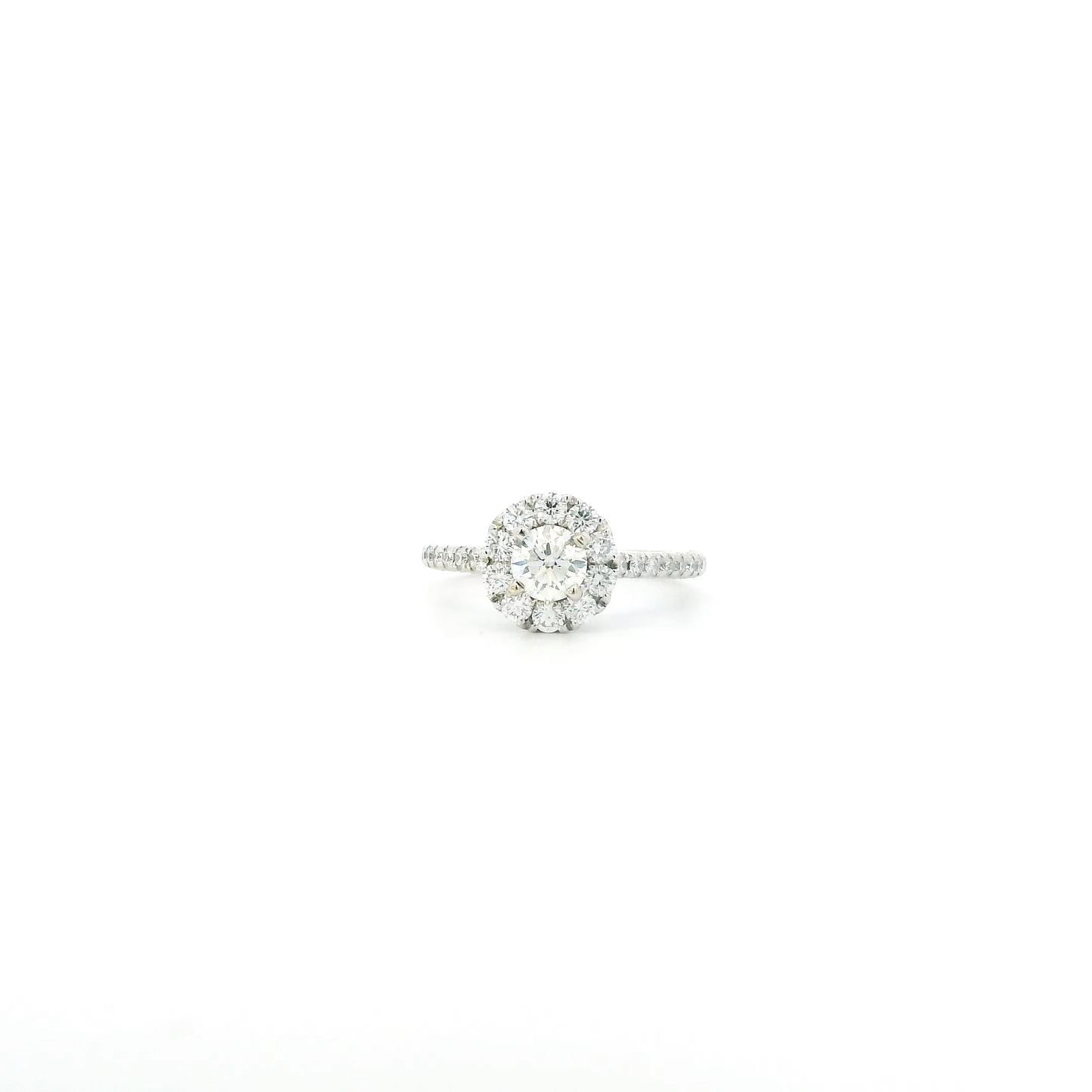 14K White Gold Diamond Vera Wang Ring 1.21ct -  With Certification