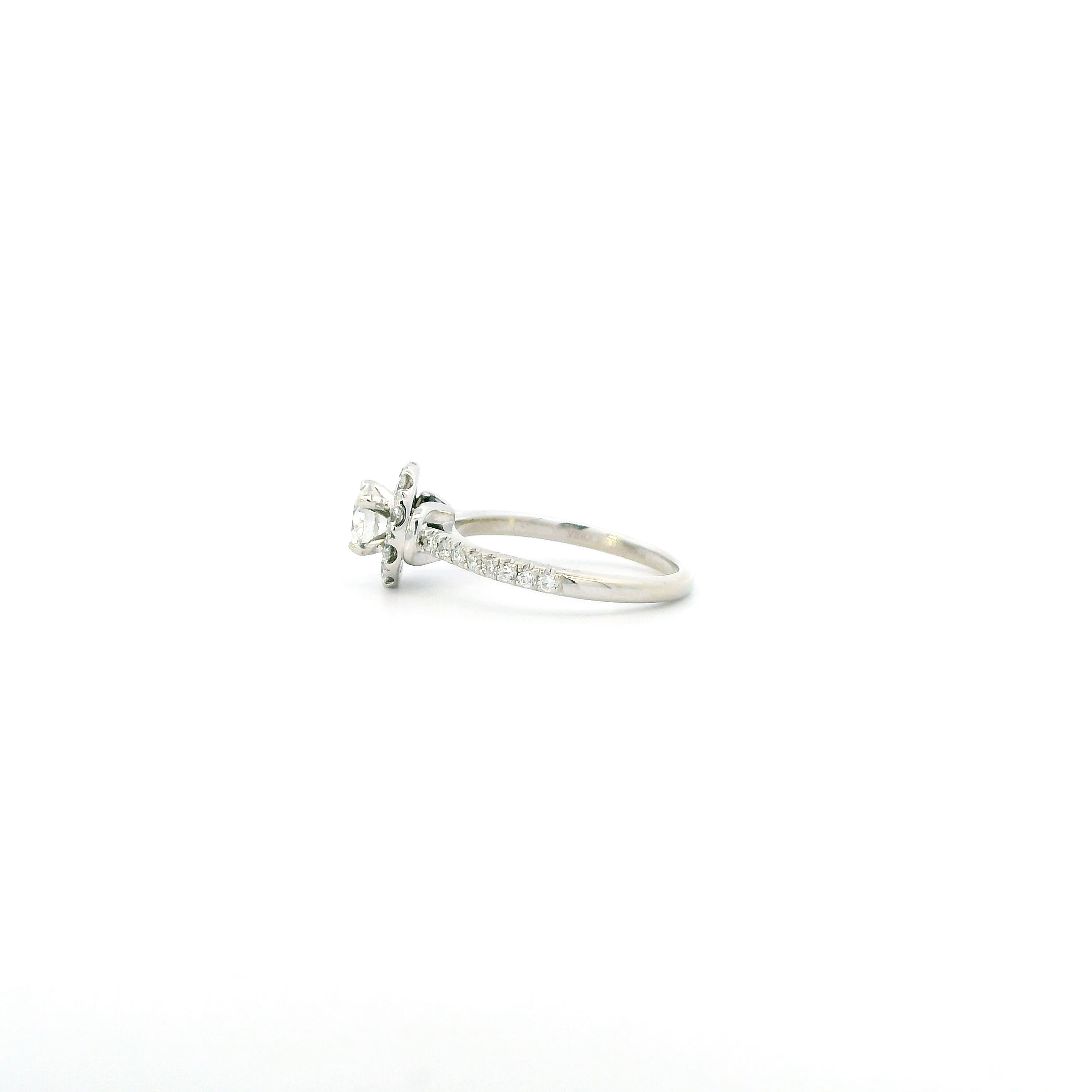 14K White Gold Diamond Vera Wang Ring 1.21ct -  With Certification