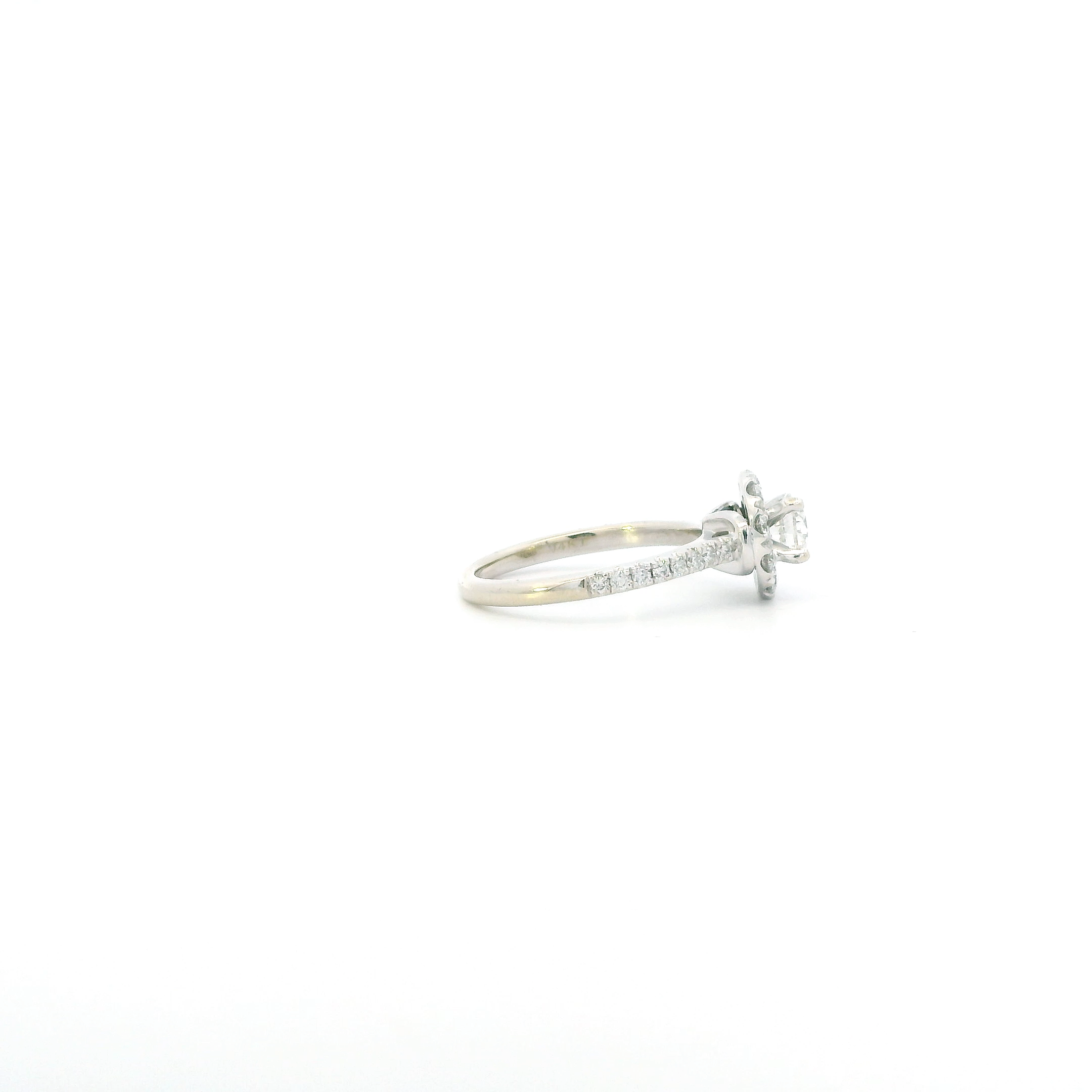 14K White Gold Diamond Vera Wang Ring 1.21ct -  With Certification
