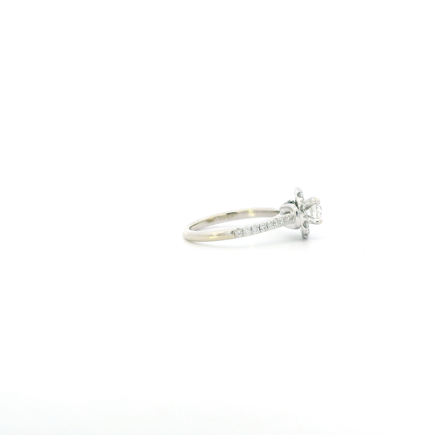14K White Gold Diamond Vera Wang Ring 1.21ct -  With Certification
