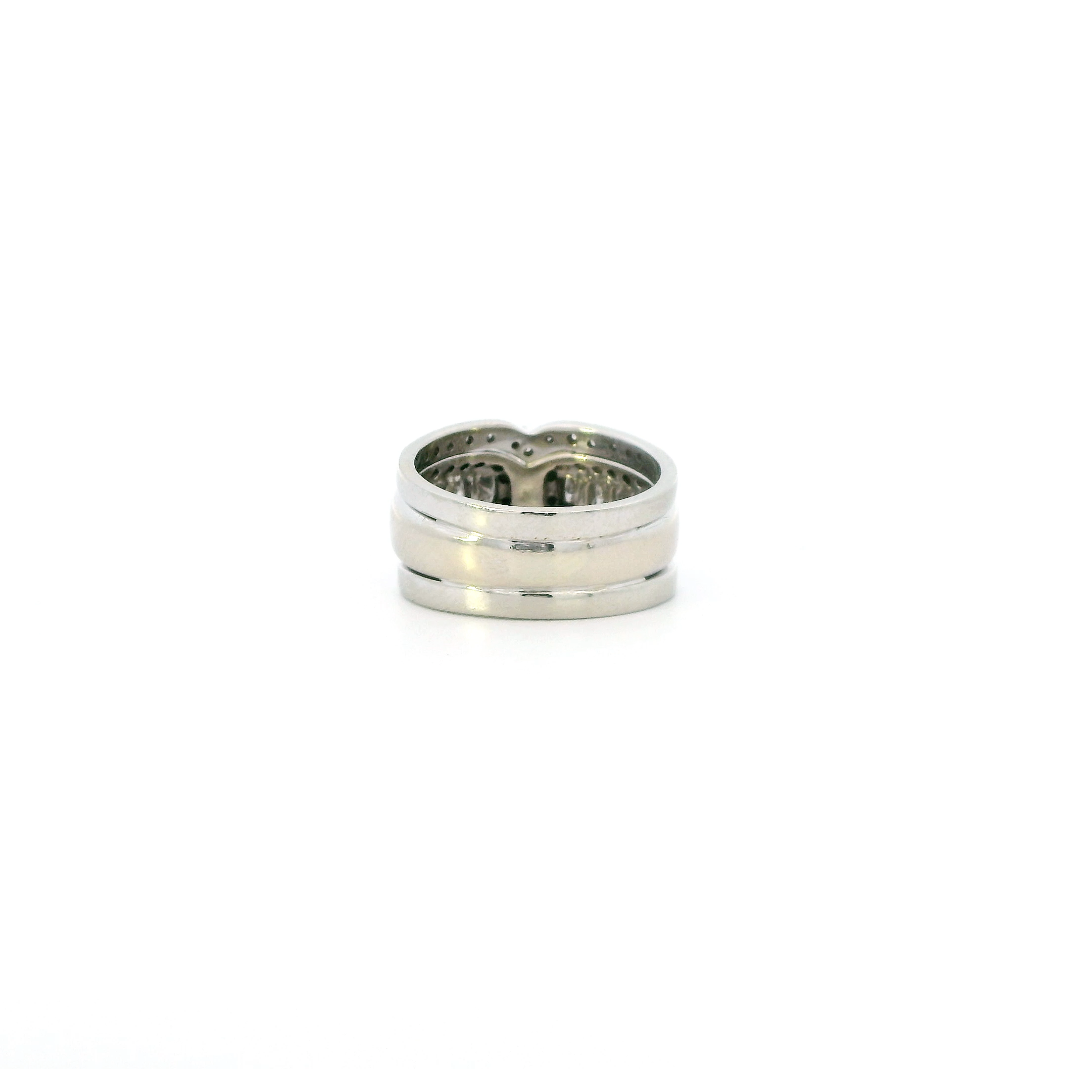 14K White Gold Diamond Womens Ring - 2.00ct