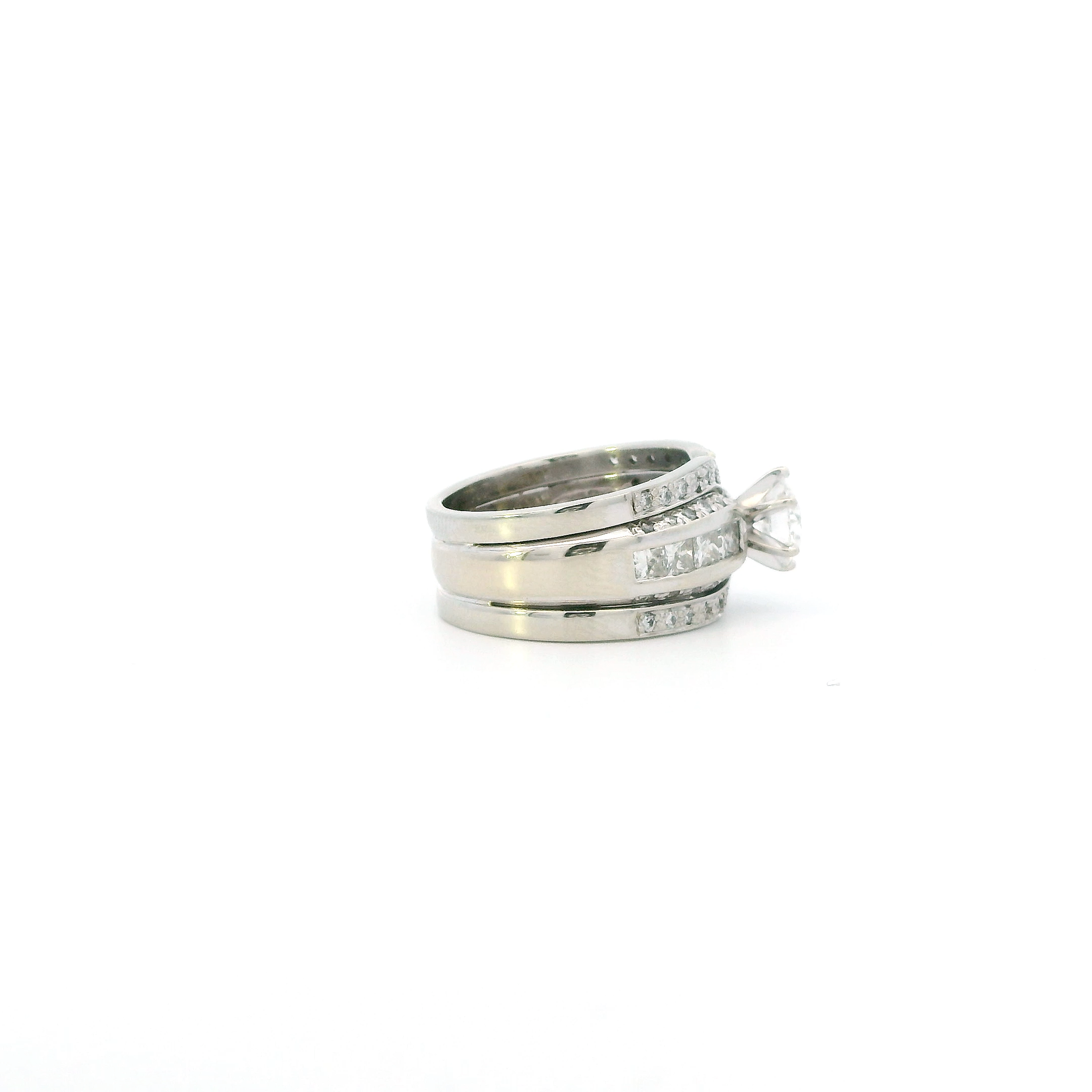 14K White Gold Diamond Womens Ring - 2.00ct