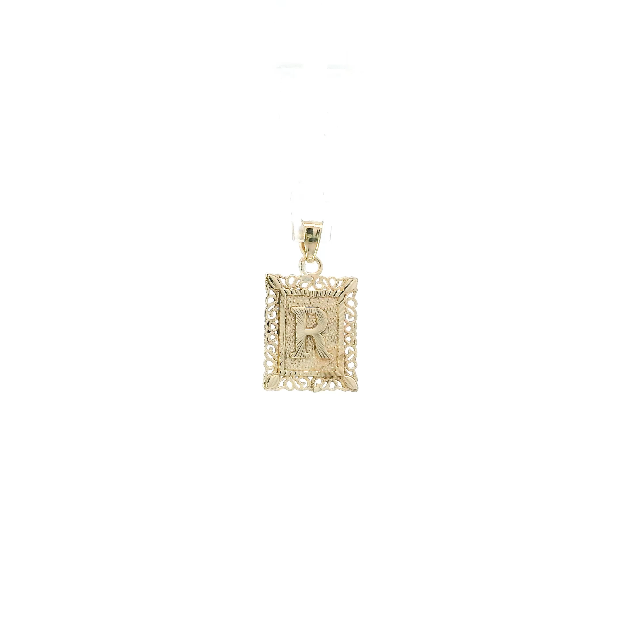 10K Yellow Gold Rectangle 