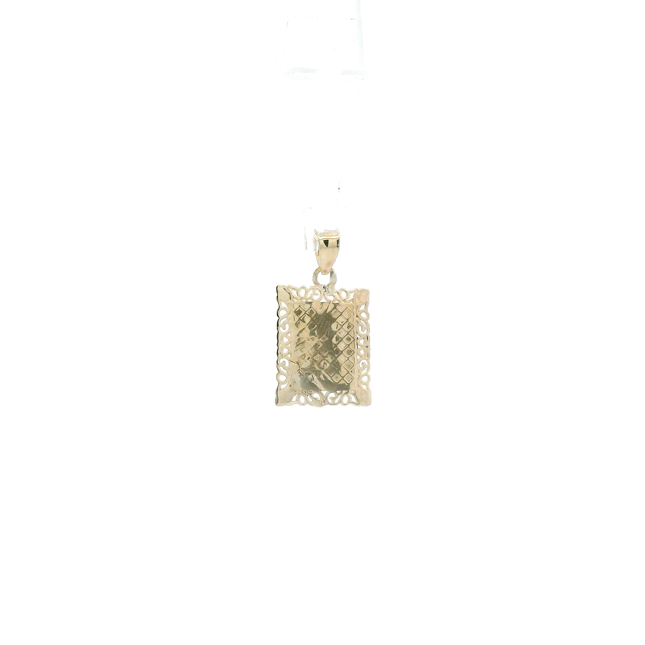 10K Yellow Gold Rectangle 