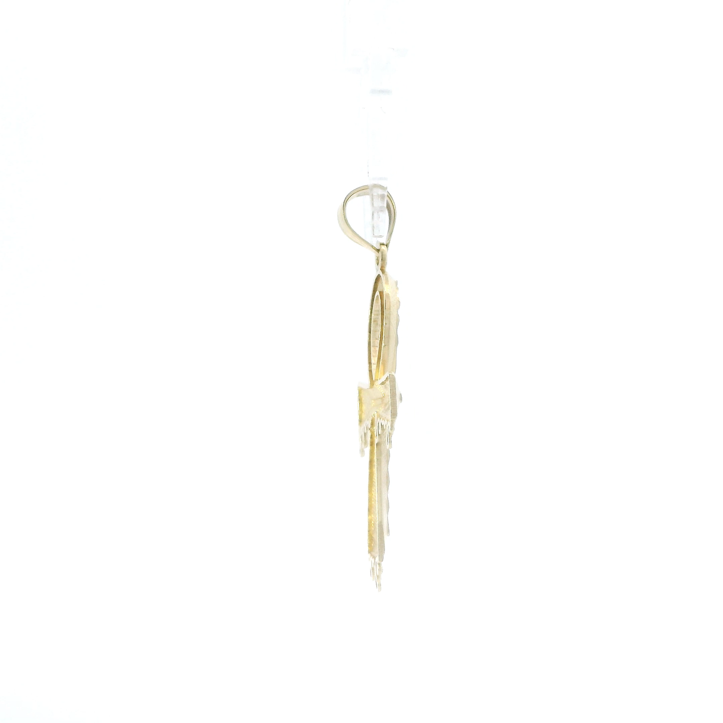 10K Yellow Gold Dripping Ankh Pendant