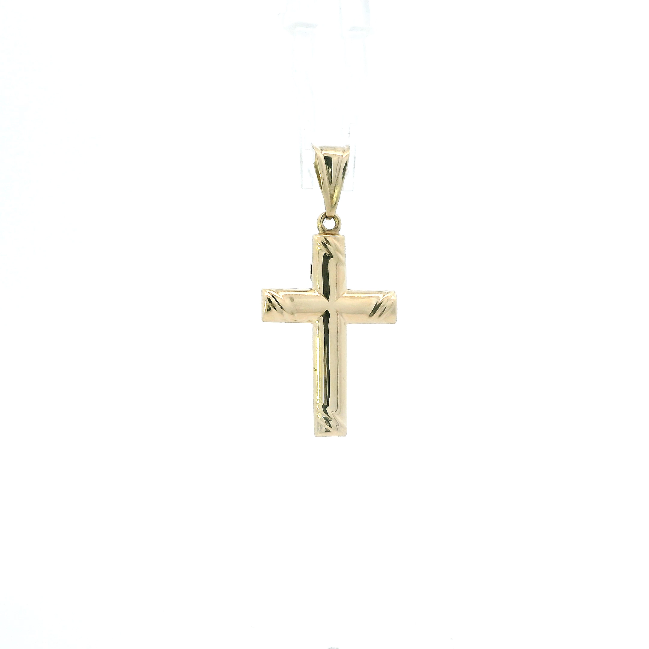 14K Yellow Gold Crucifix