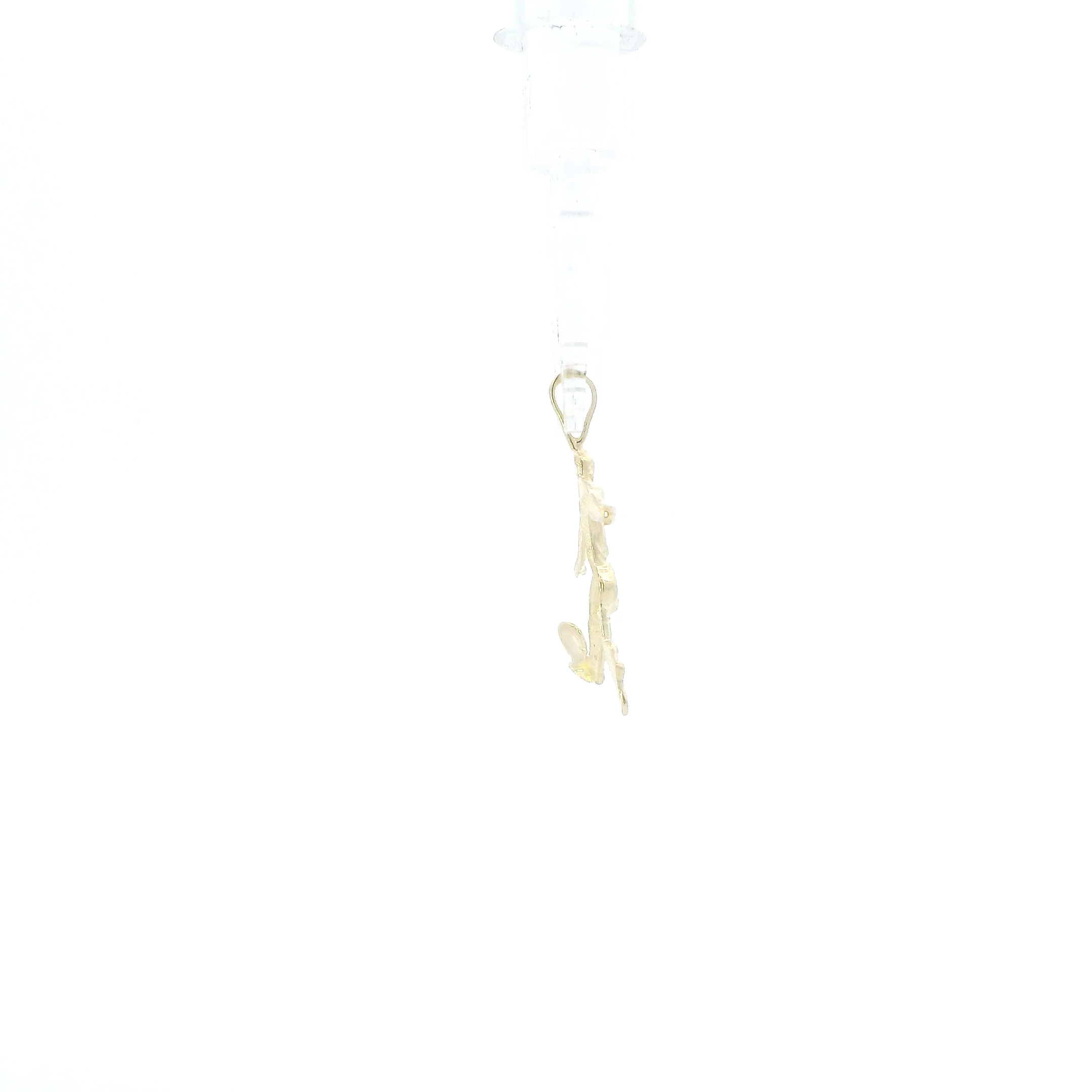 14K Yellow Gold Soccer Player Pendant