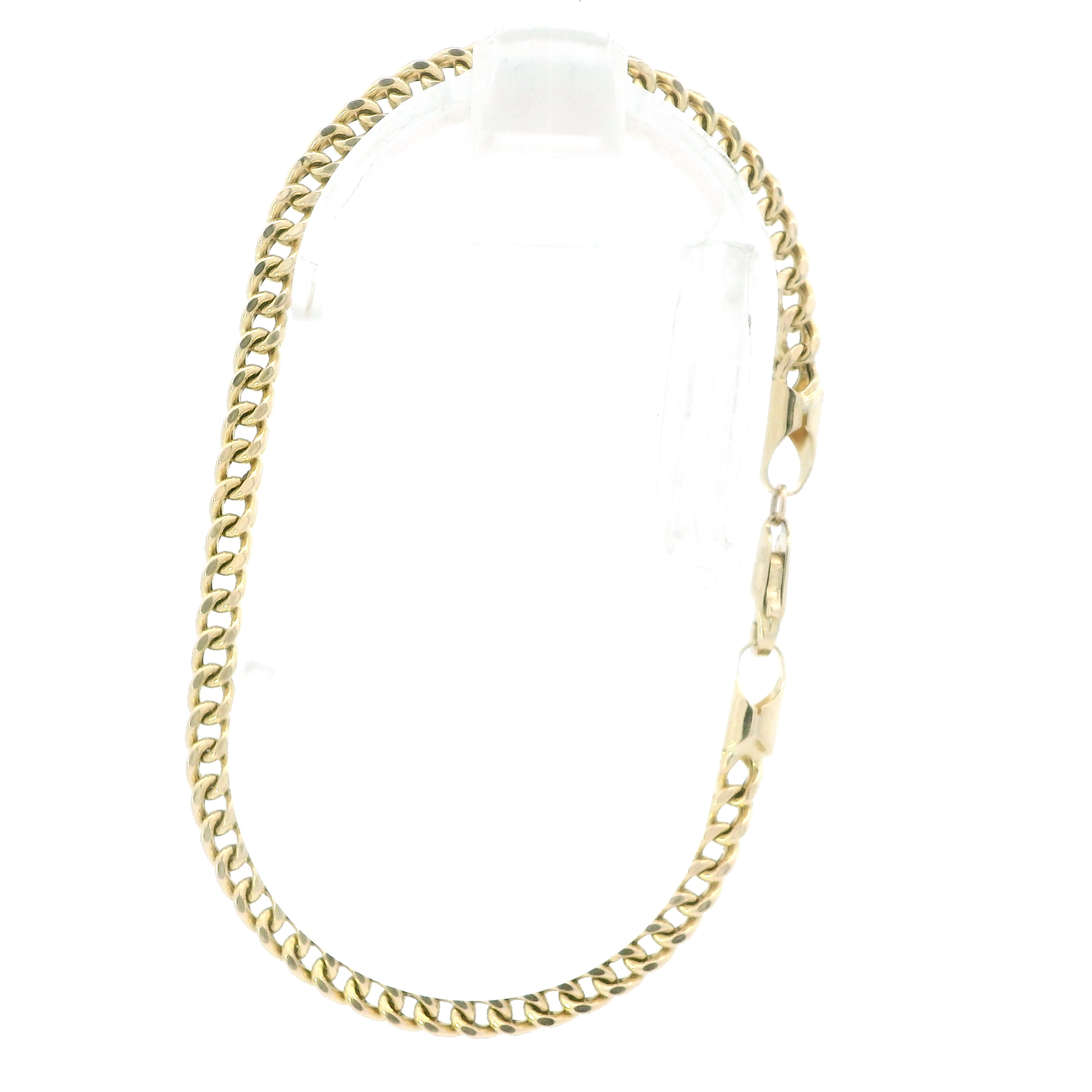 10K Yellow Gold 8" Franco Bracelet