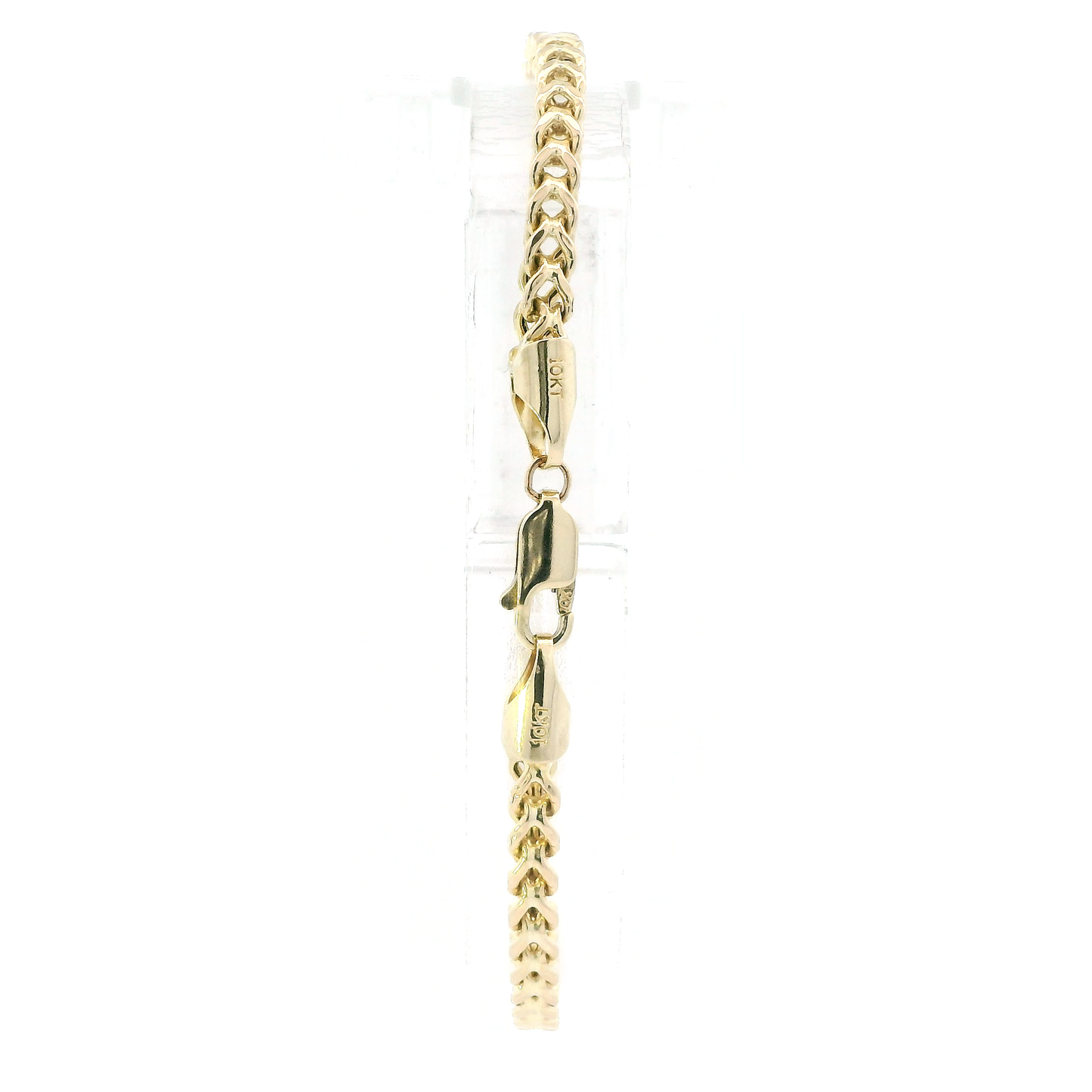 10K Yellow Gold 8" Franco Bracelet