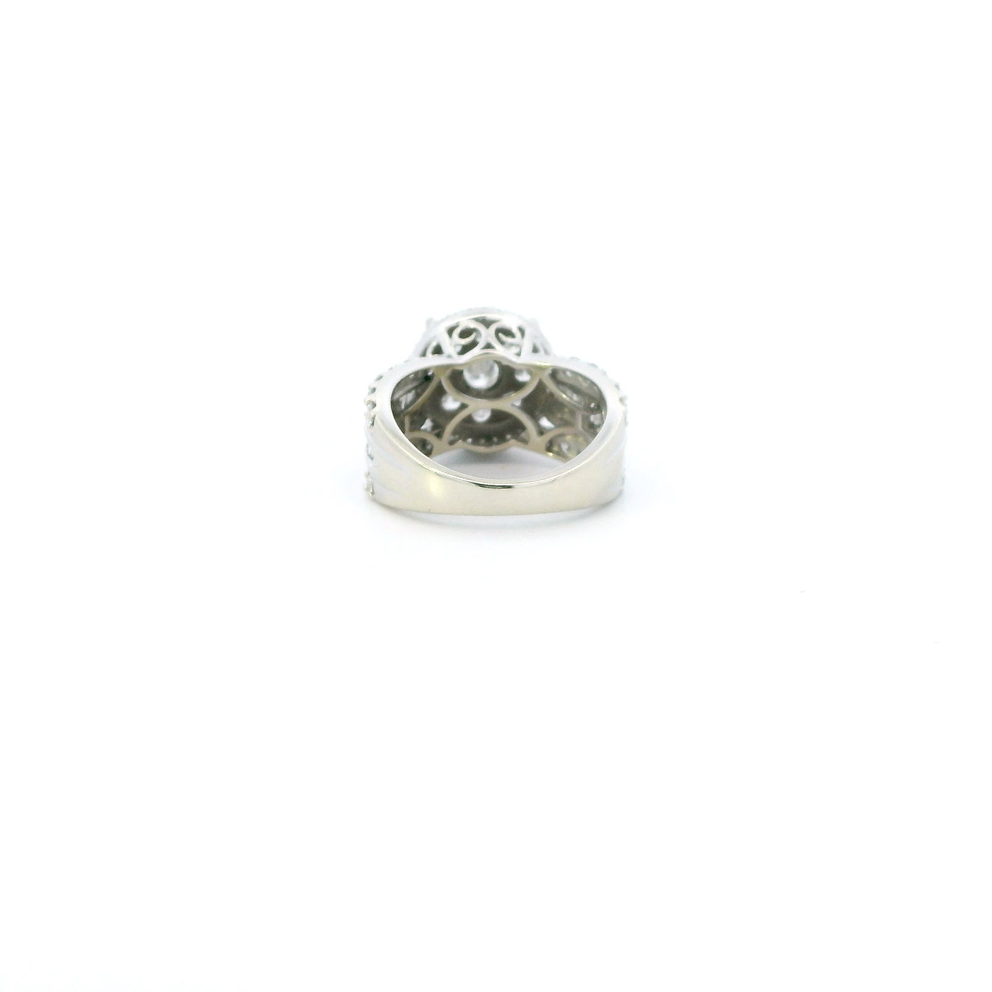 10K White Gold Diamond Womens Ring - 2.00ct