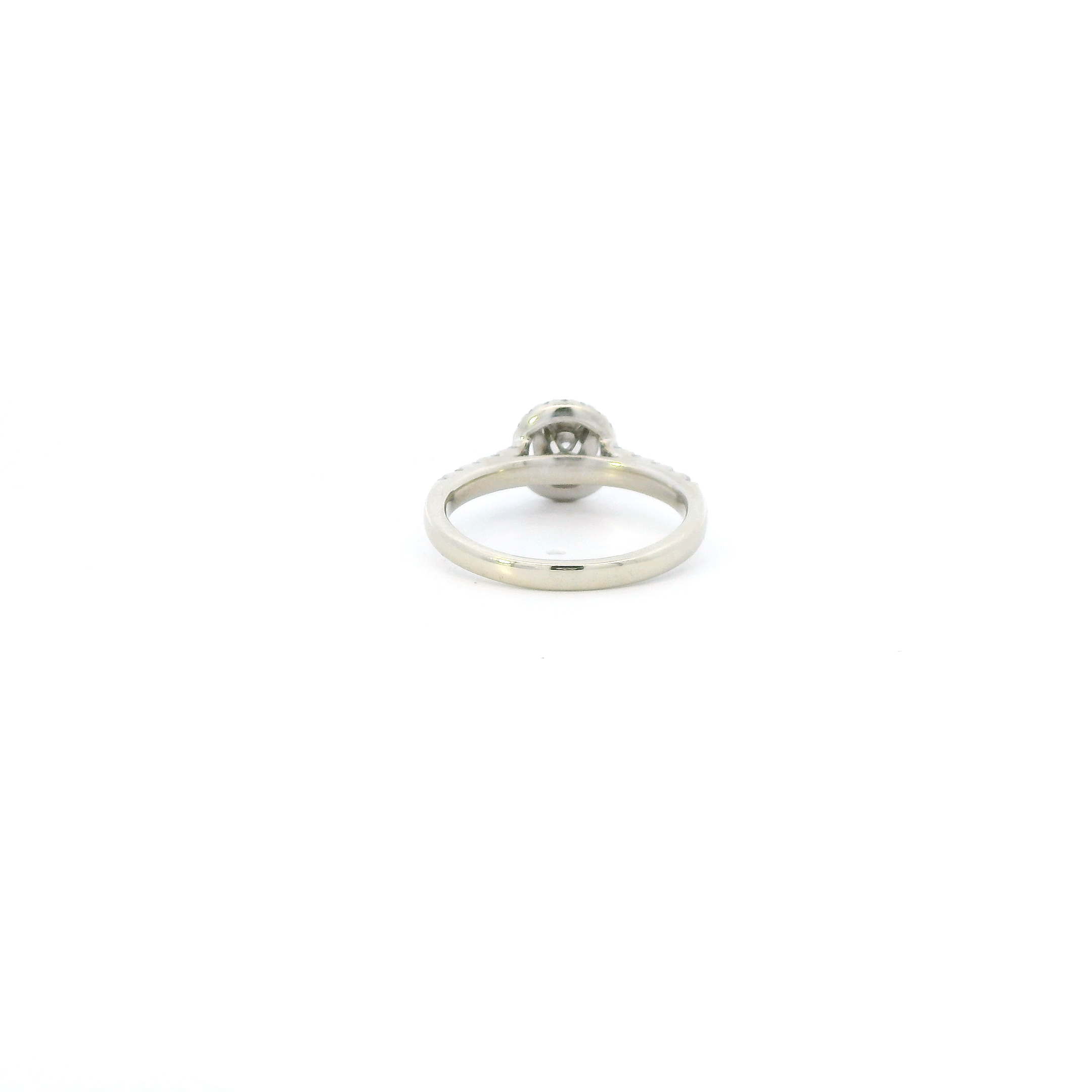 14K White Gold Diamond Womens Ring - 0.64ct