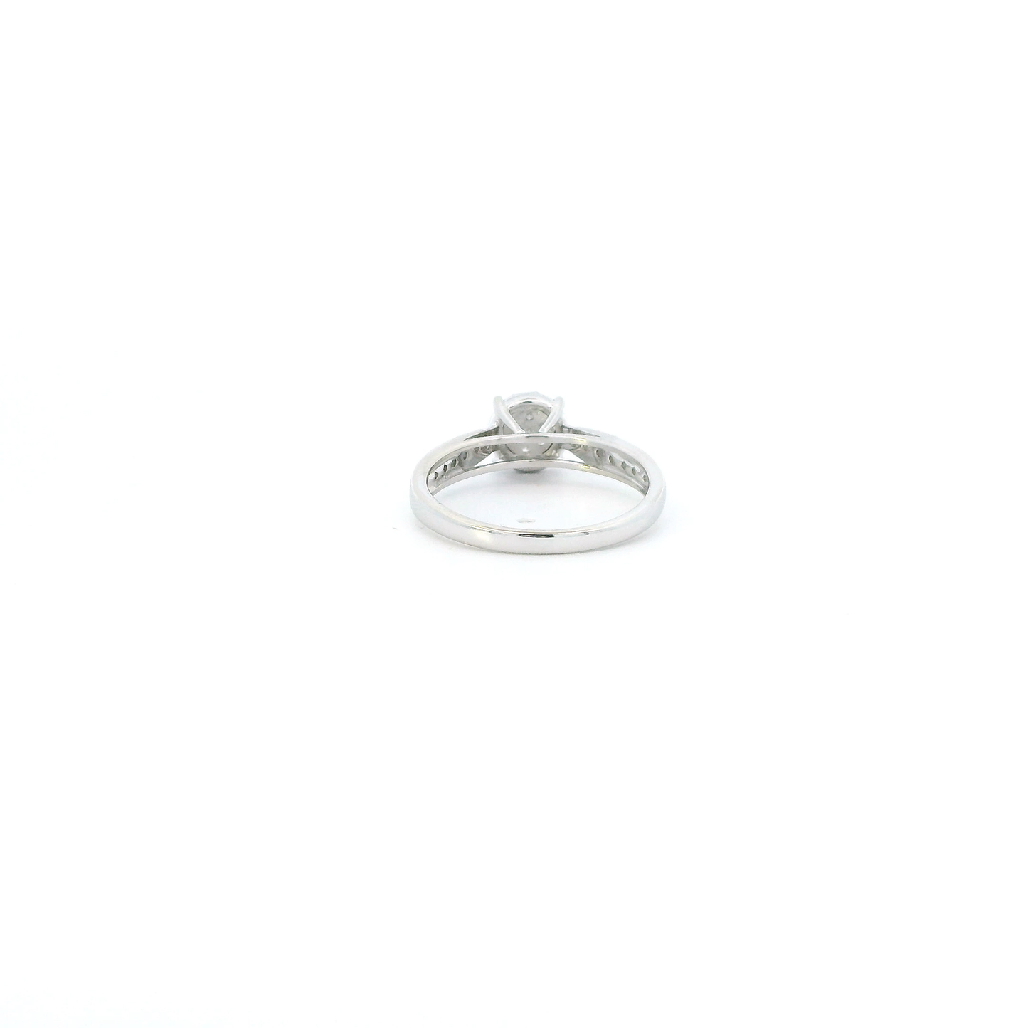 10K White Gold Diamond Womens Ring - 0.21ct