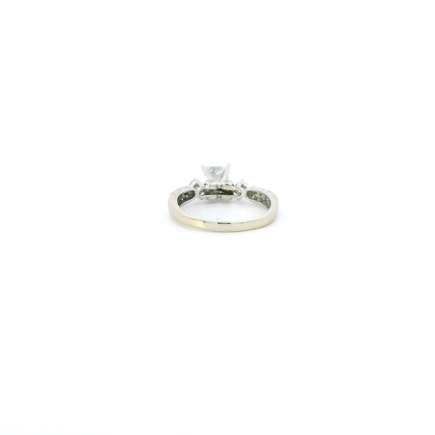 14K White Gold Diamond Womens Ring - 1.25ct