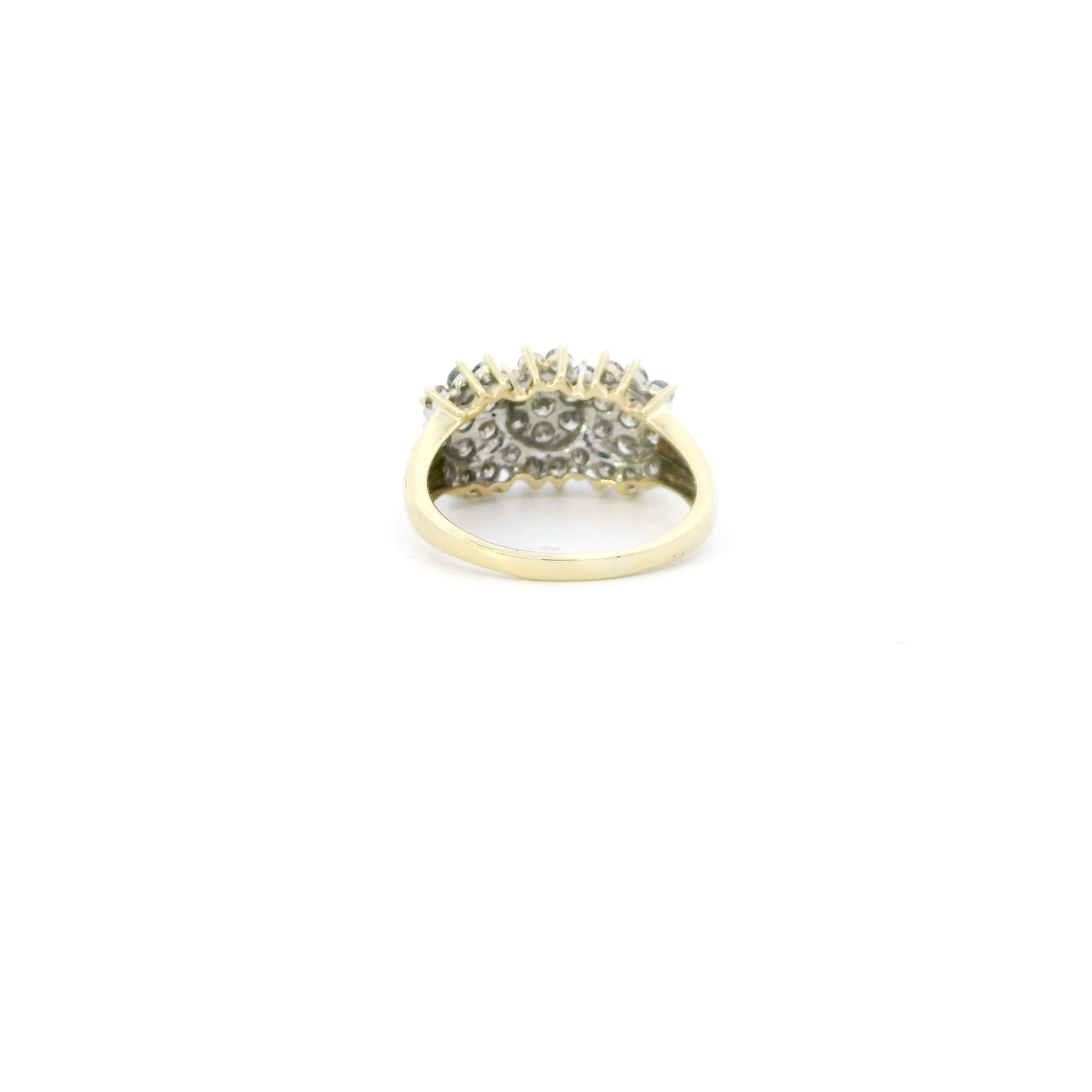 10K Yellow Gold Diamond Womens Ring - 1.64ct