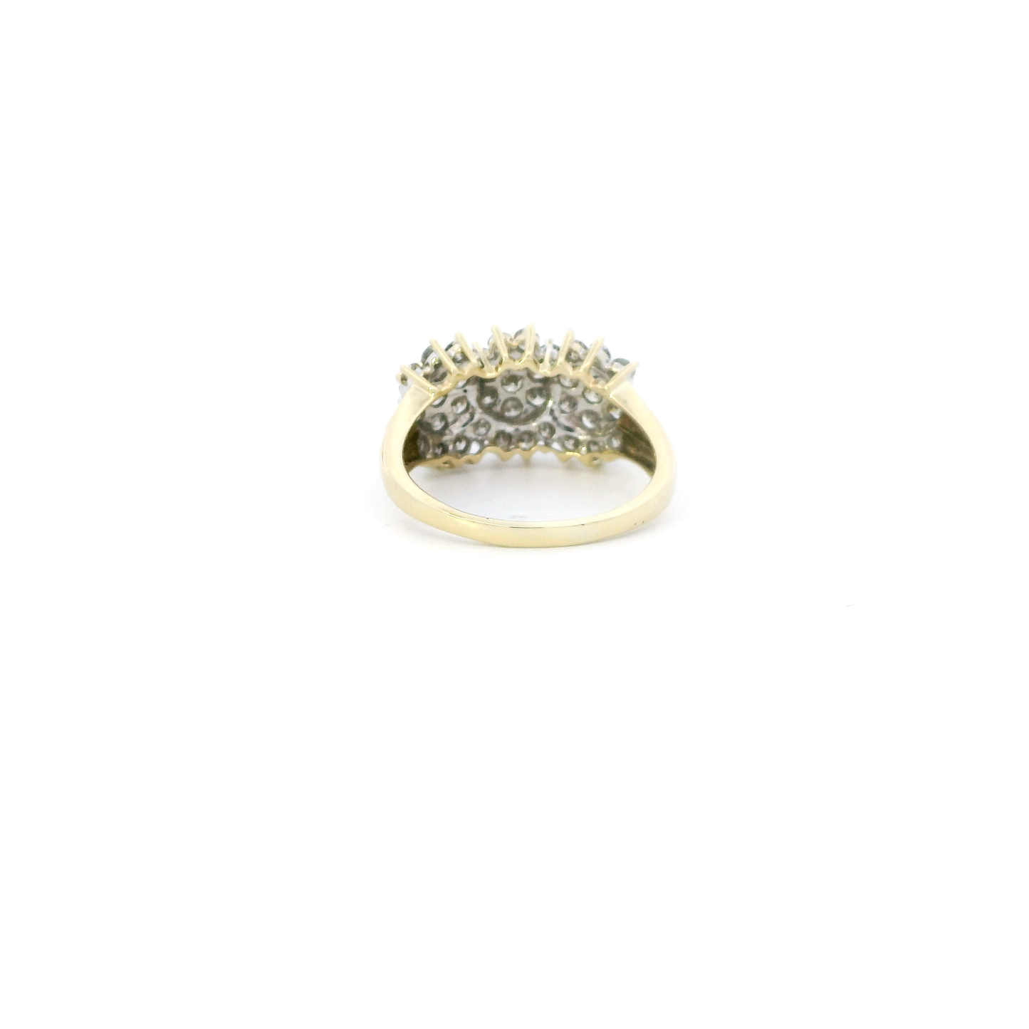10K Yellow Gold Diamond Womens Ring - 1.64ct