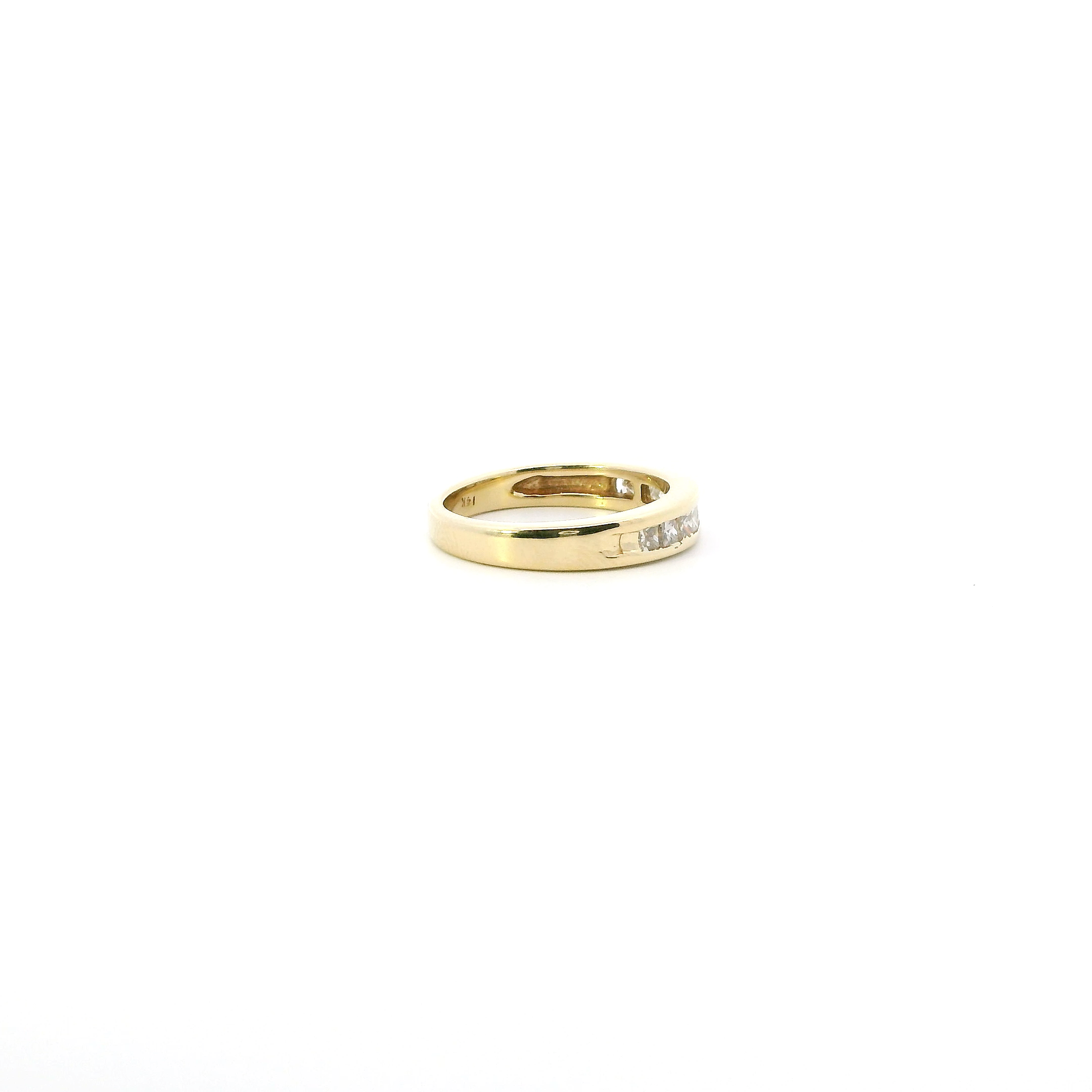 14K Yellow Gold Diamond Womens Ring - 0.50ct
