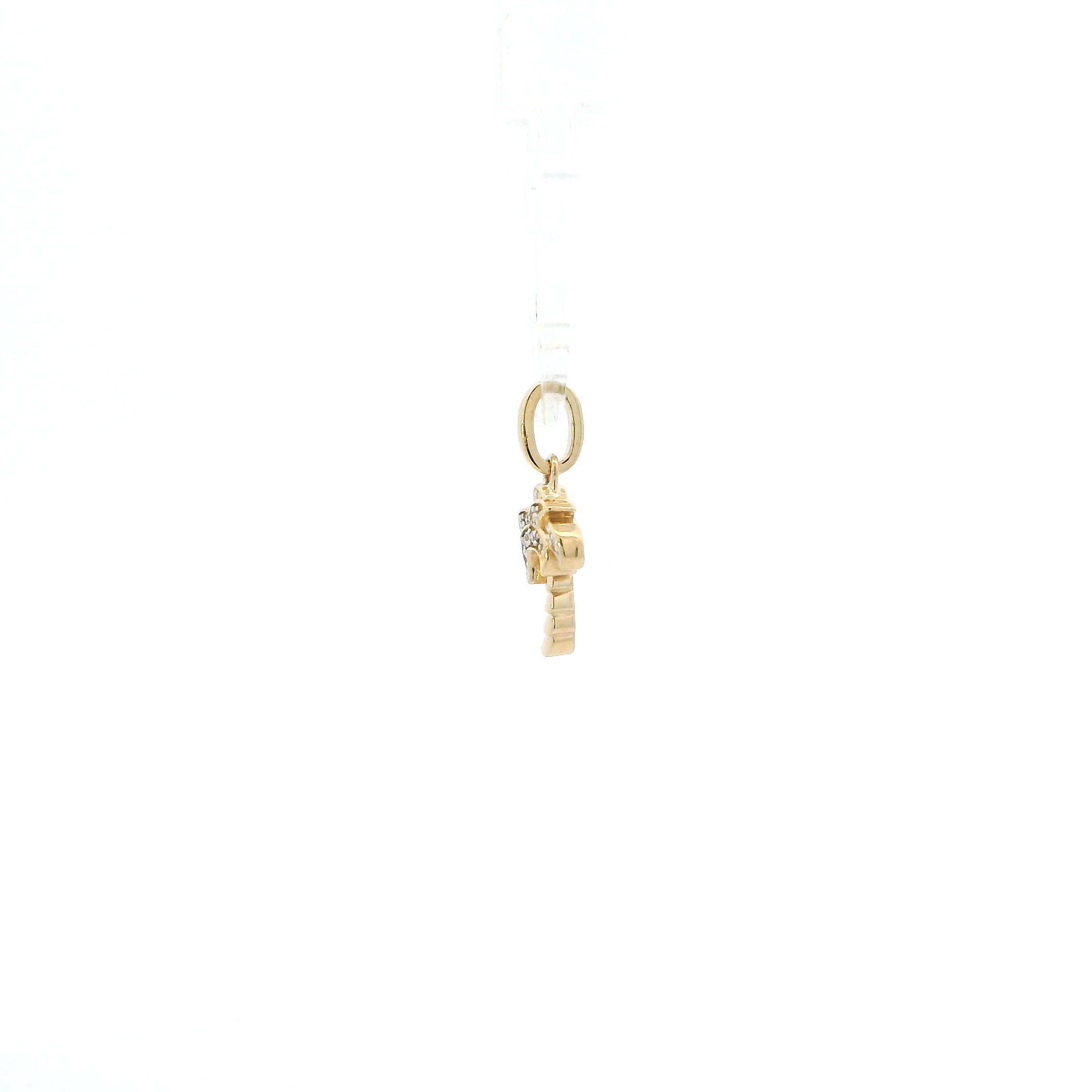 10K Yellow Gold Palm Tree Pendant