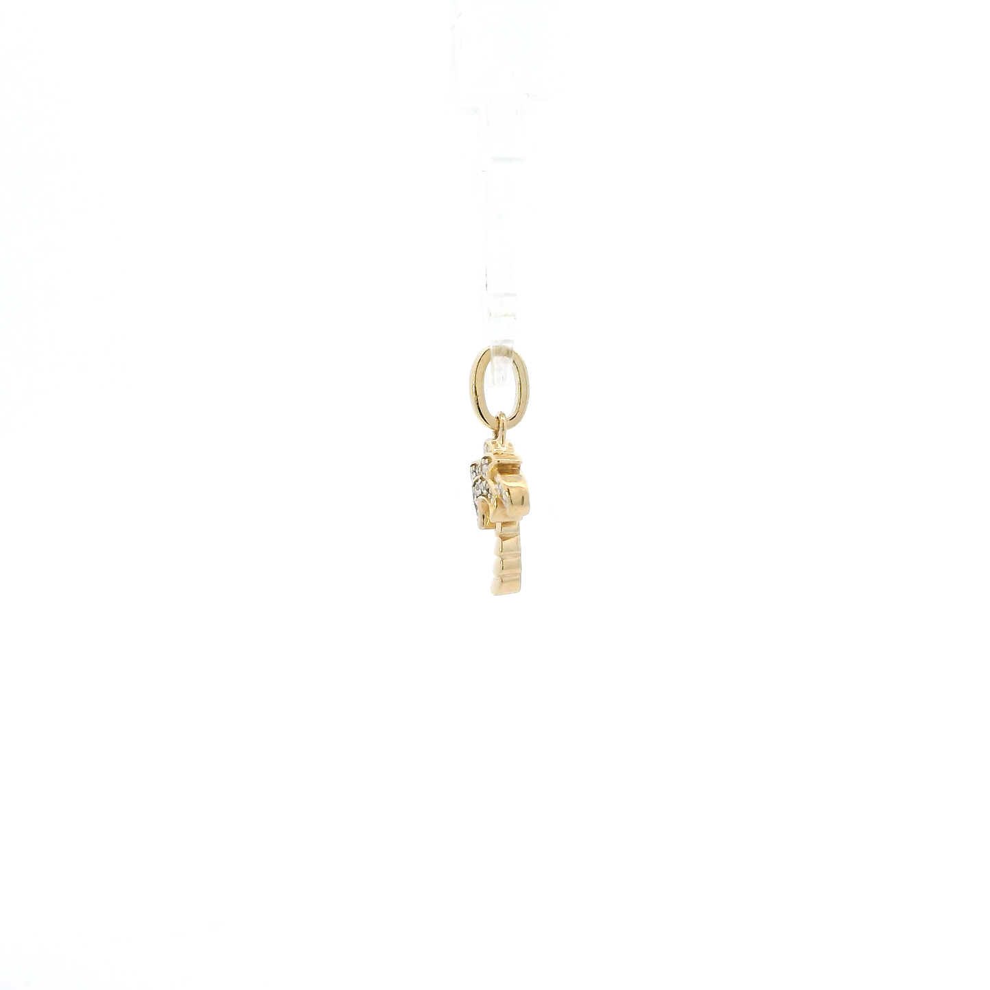 10K Yellow Gold Palm Tree Pendant