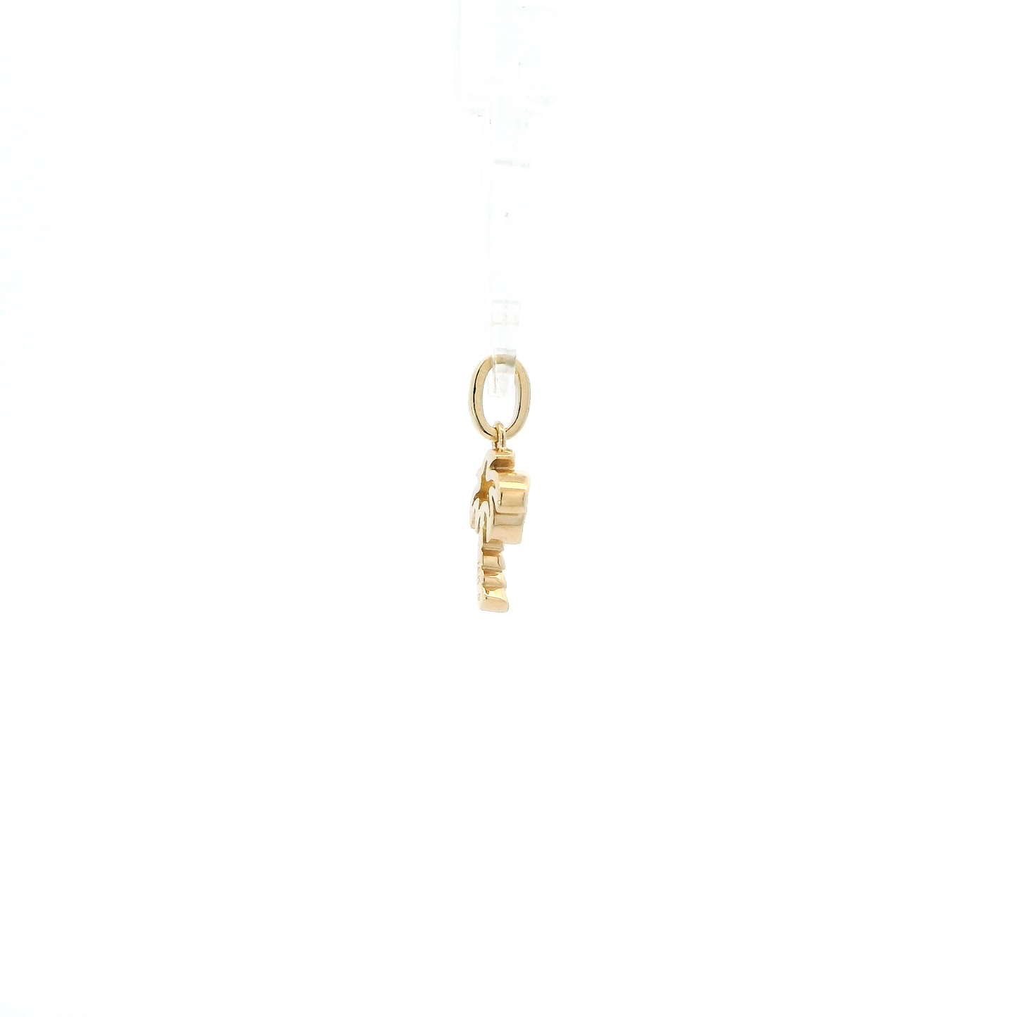 10K Yellow Gold Palm Tree Pendant