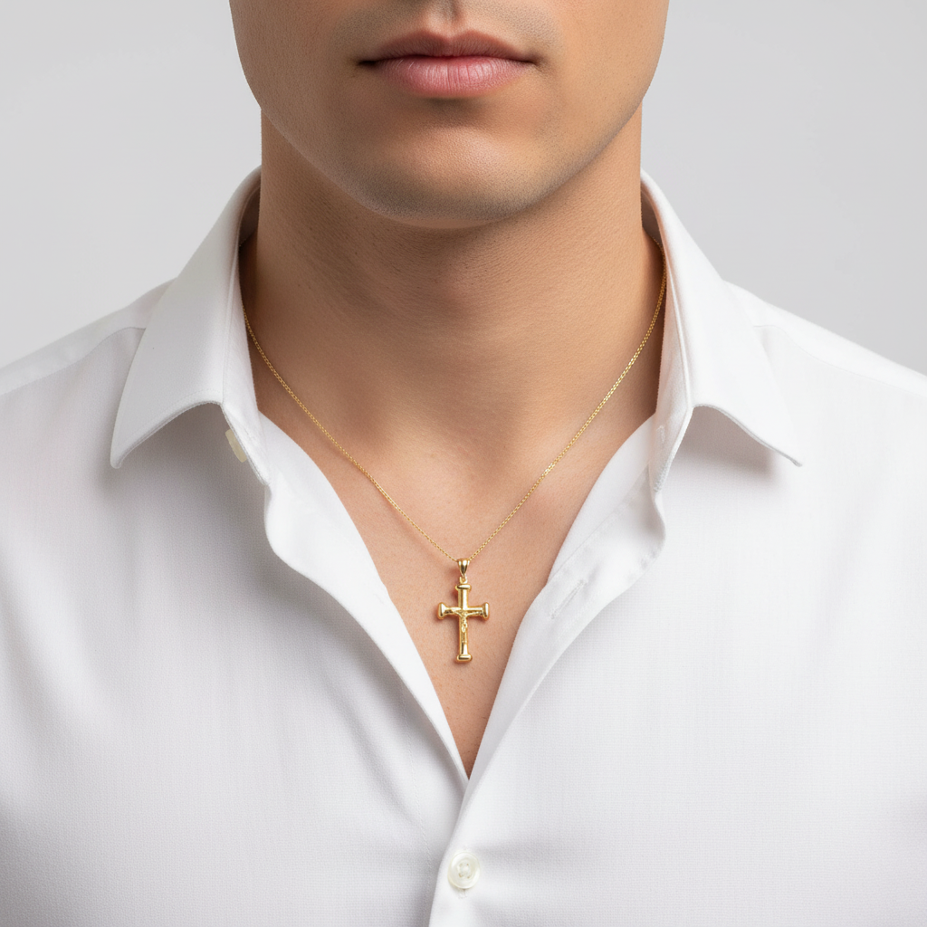 10K Yellow Gold Crucifix