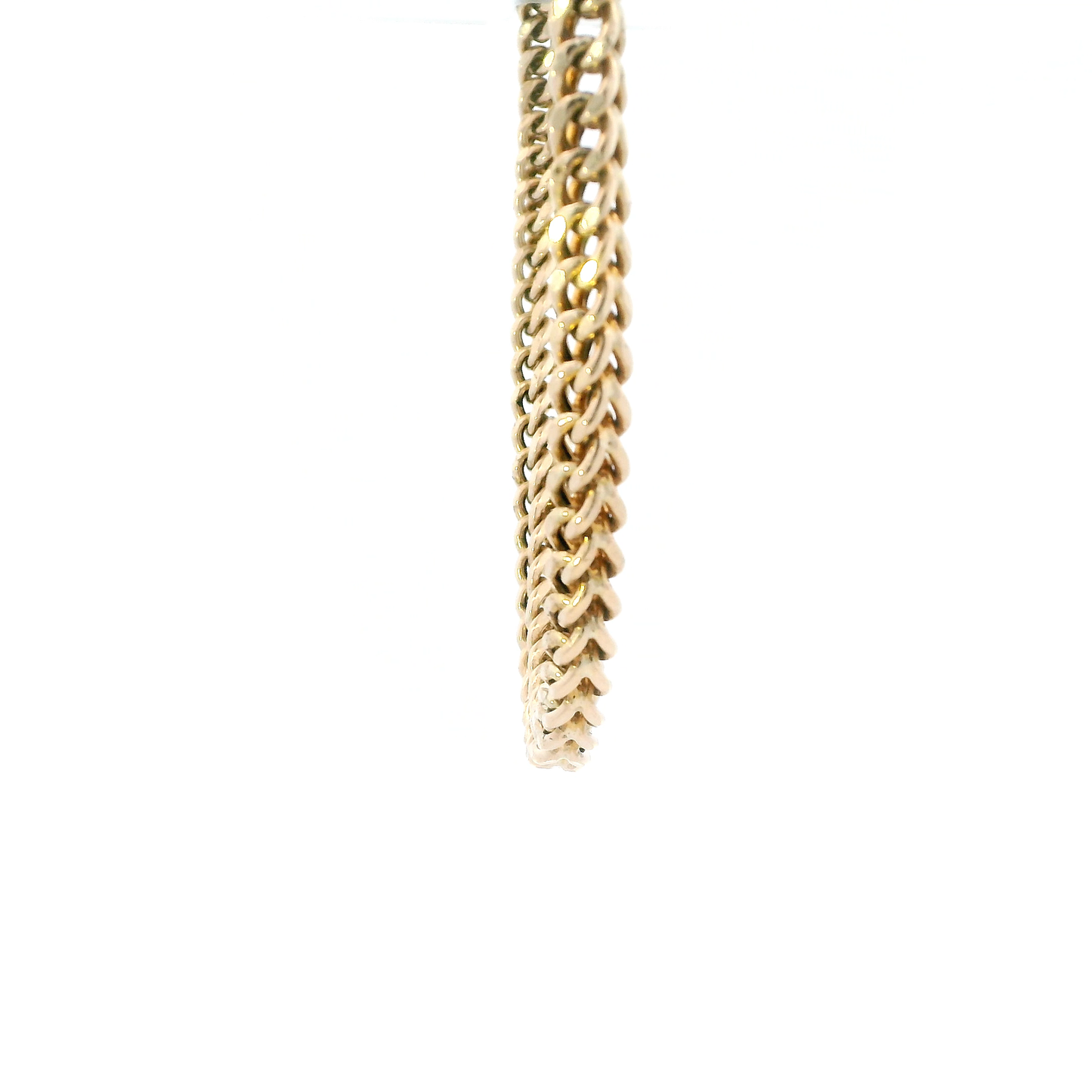 10K Yellow Gold 27.5" Hollow Franco Chain