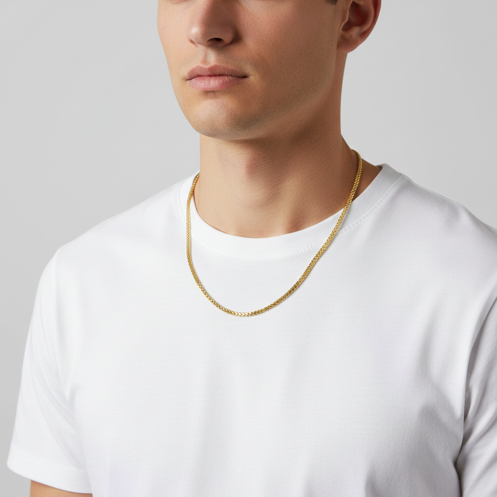 14K Yellow Gold 23.5" Franco Chain