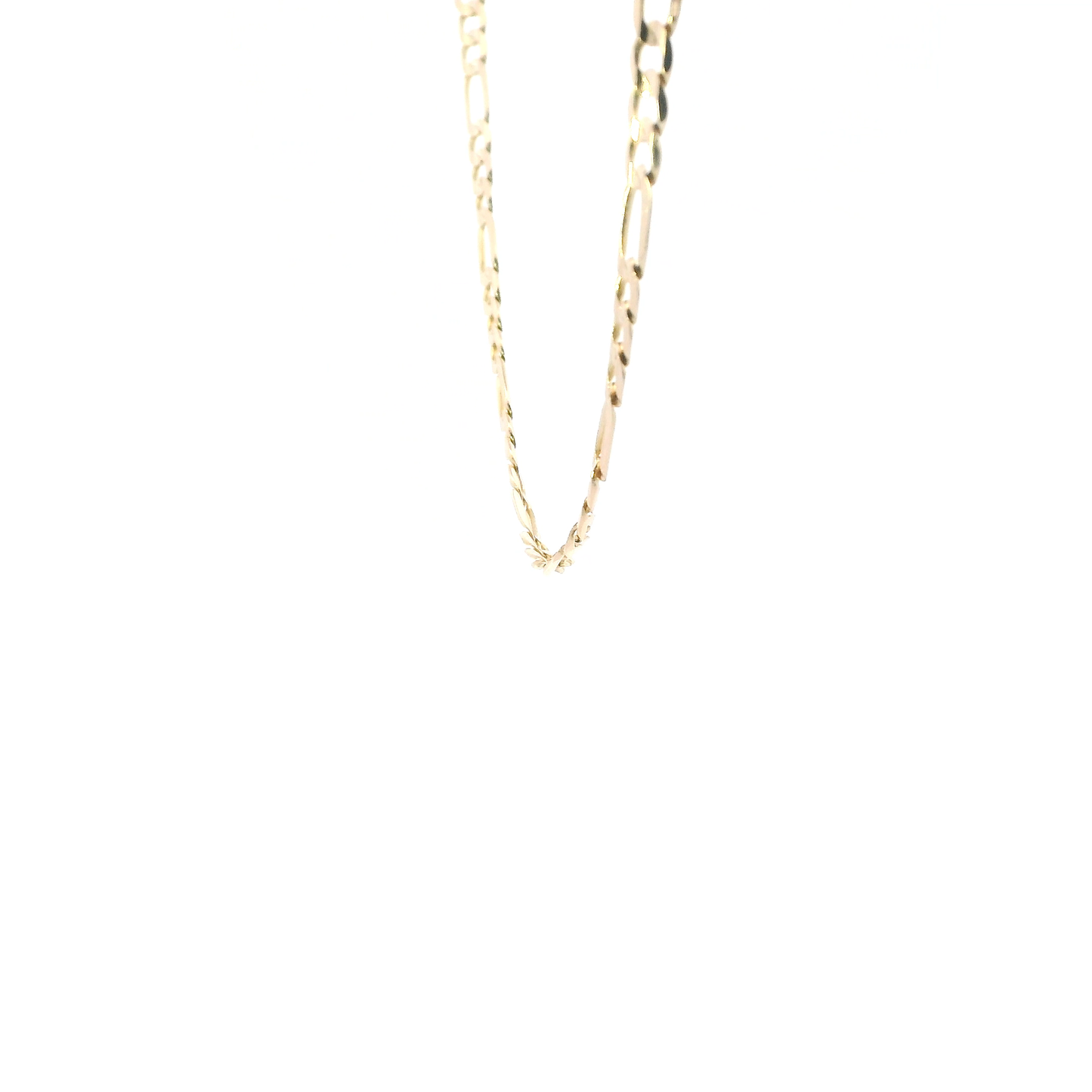 14K Yellow Gold 24" Figaro Chain