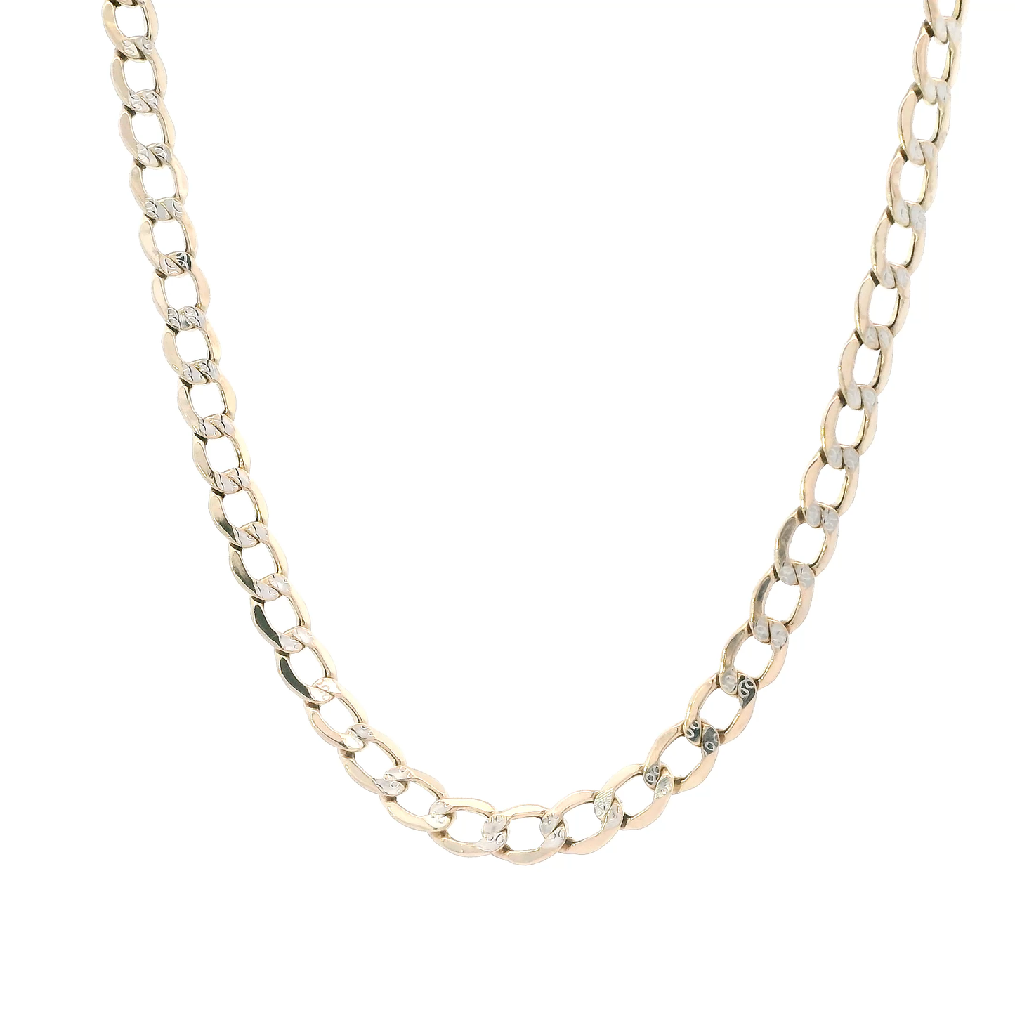14K Yellow Gold 20" Curb Link Chain
