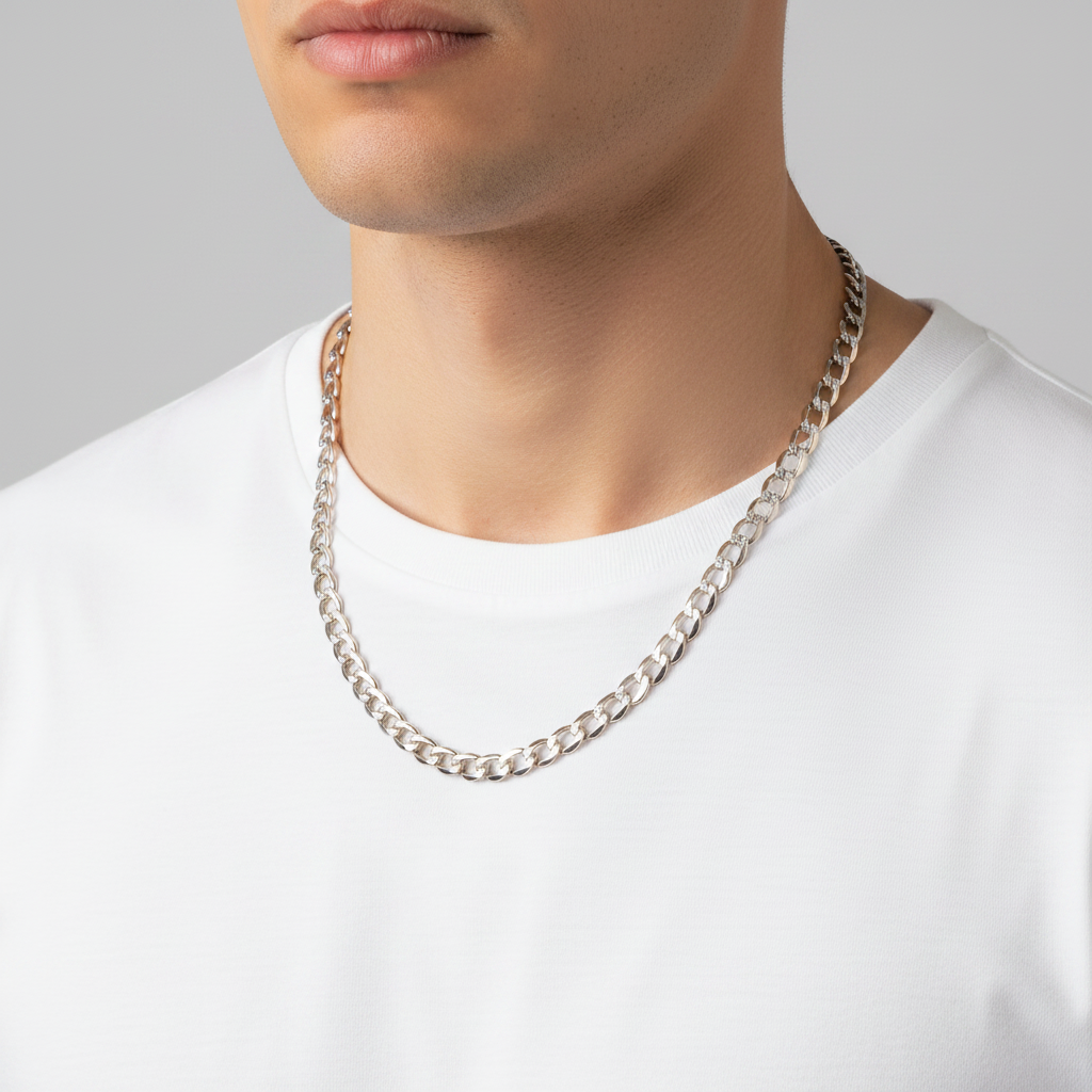 14K Yellow Gold 20" Curb Link Chain