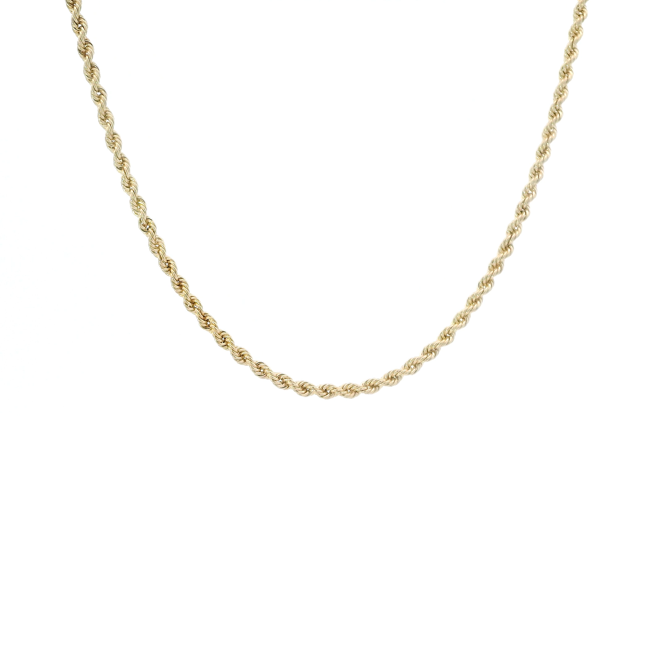 14K Yellow Gold 18' Rope Chain