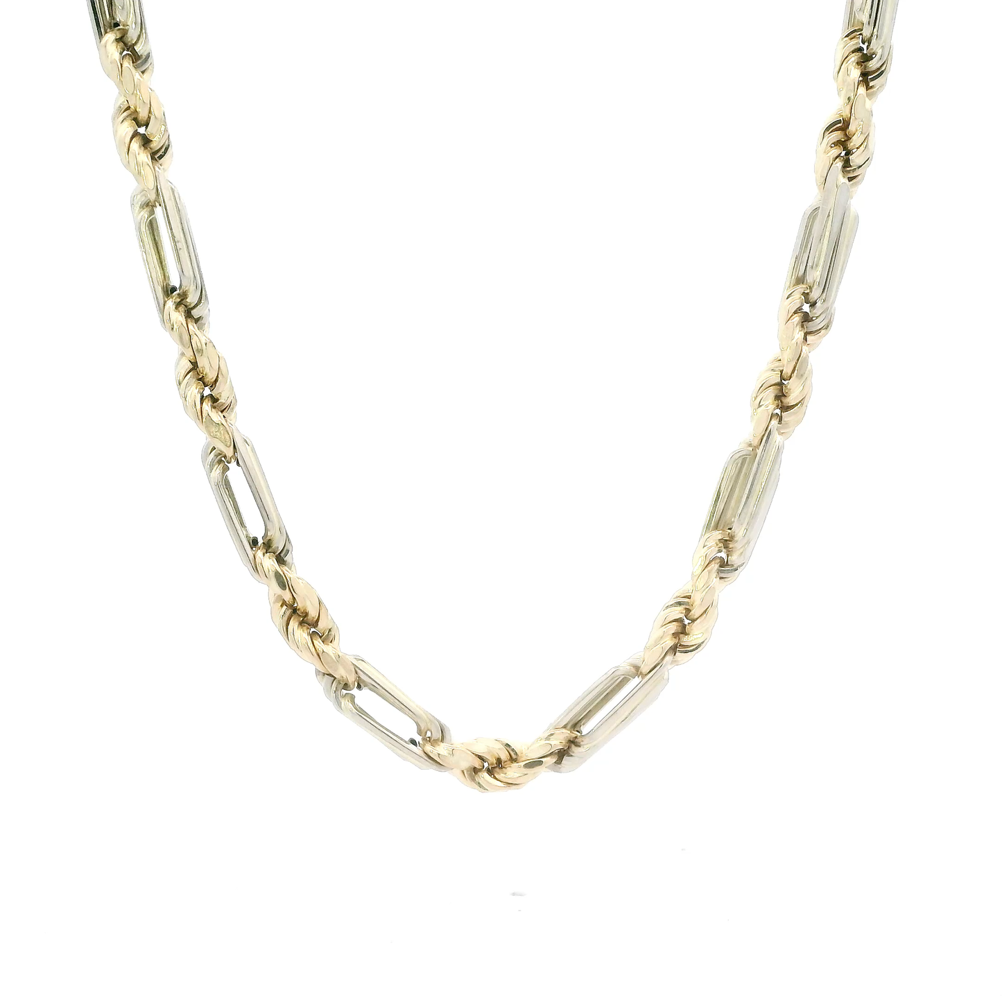 14K Yellow Gold 27.5" Figarope Chain