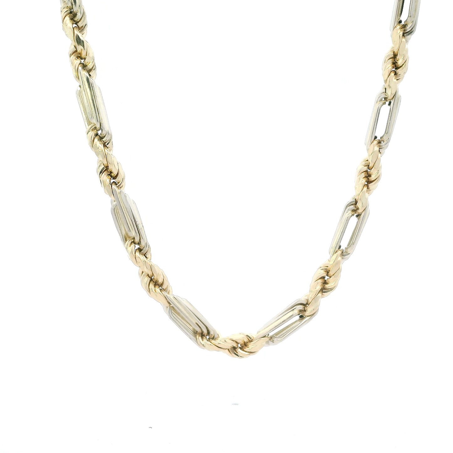 14K Yellow Gold 27.5" Figarope Chain