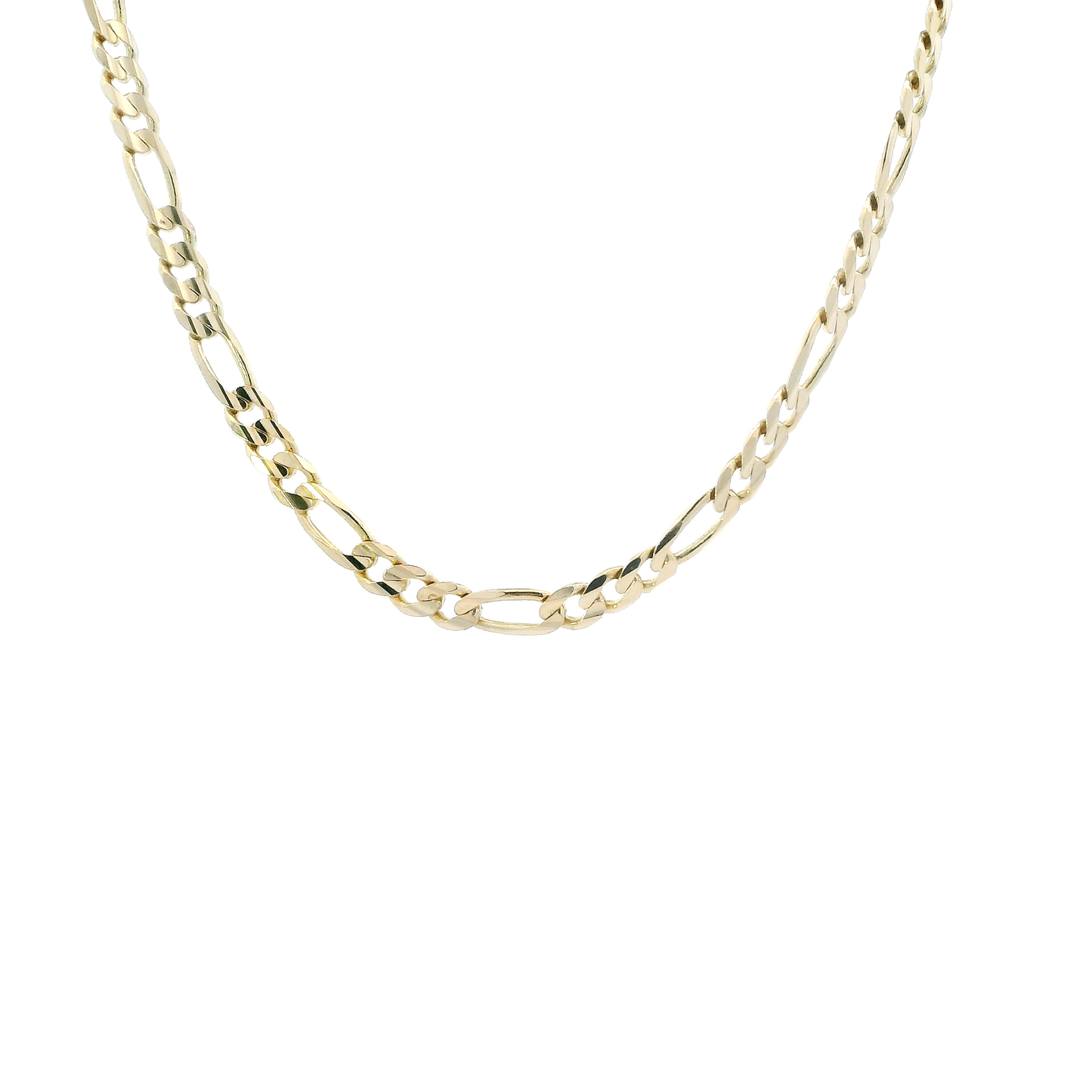 14K Yellow Gold 18" Figaro Chain
