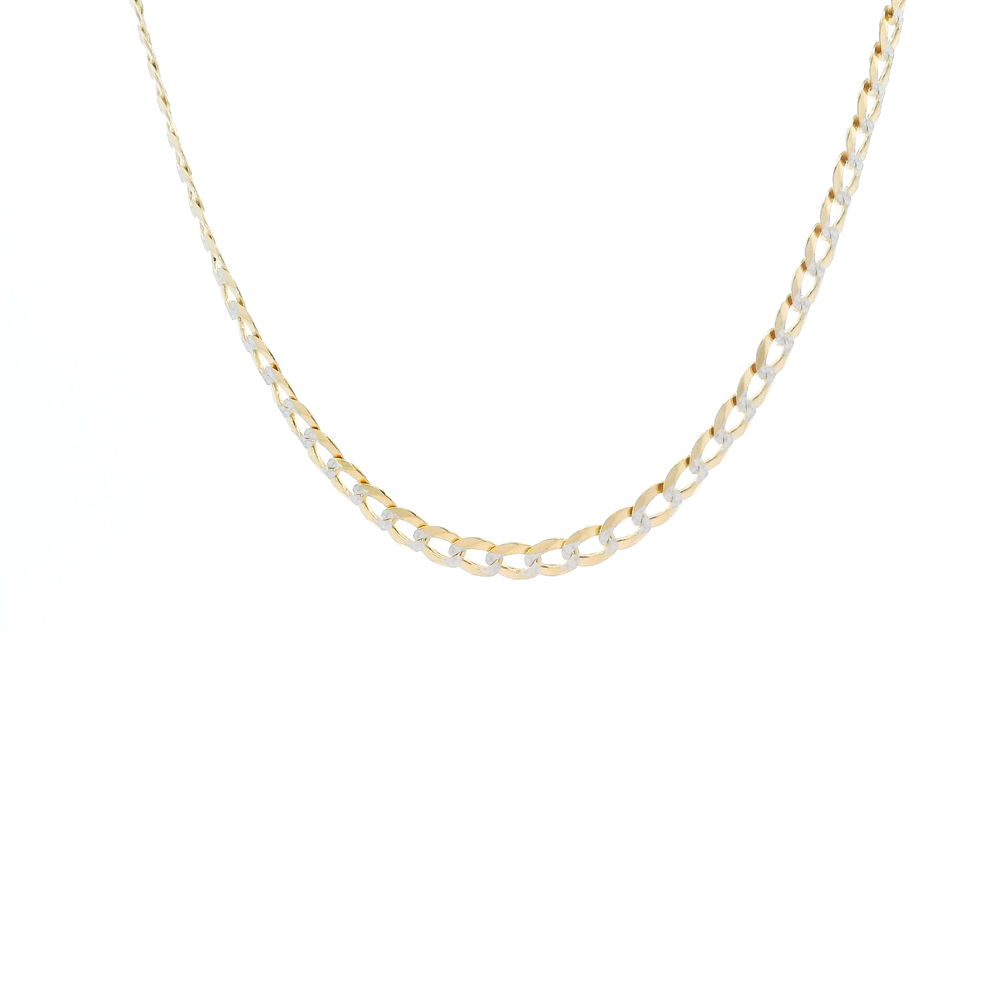 10K Yellow Gold 20" Diamond Cut Curb