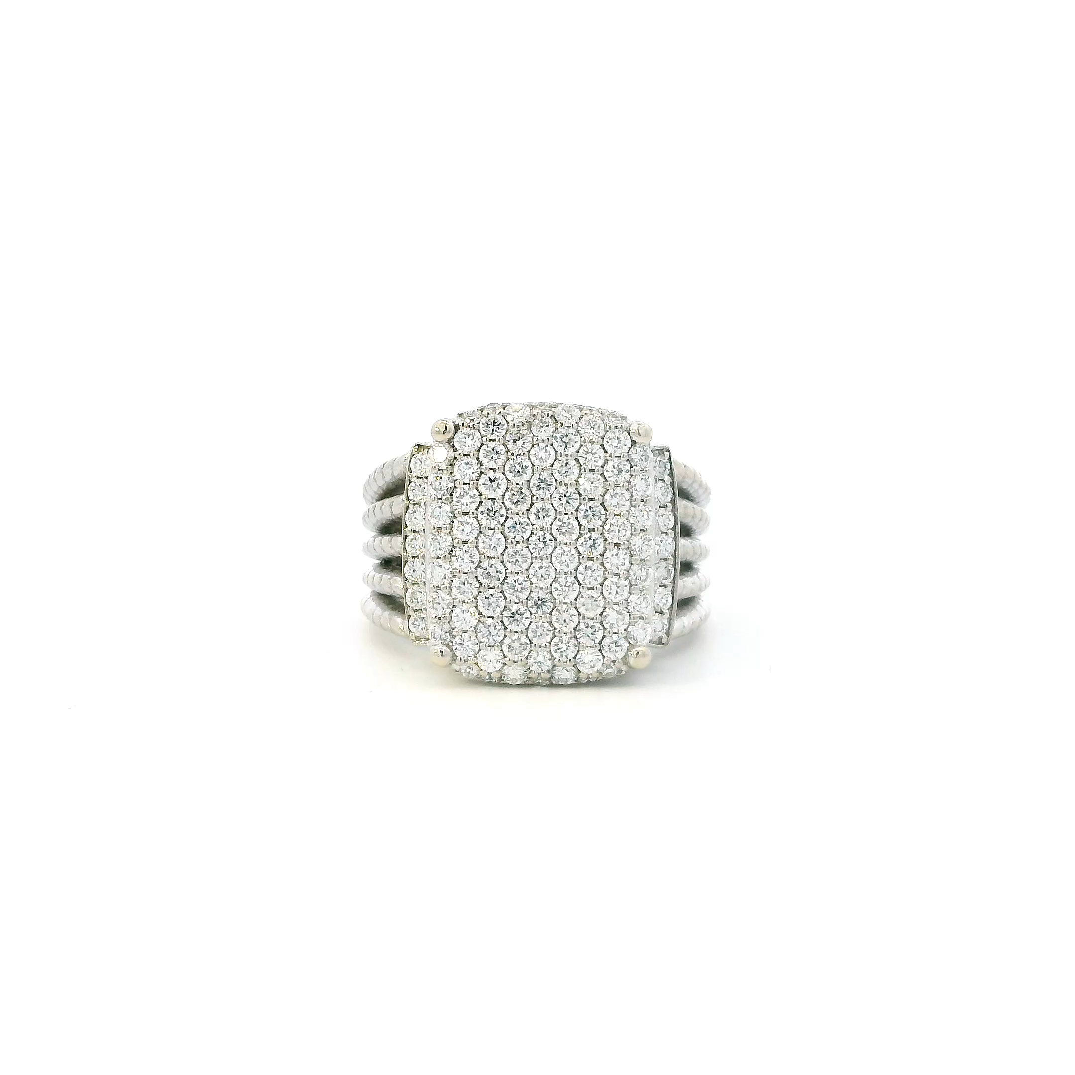 14K Yellow Gold Diamond Womens Ring - 2.03ct