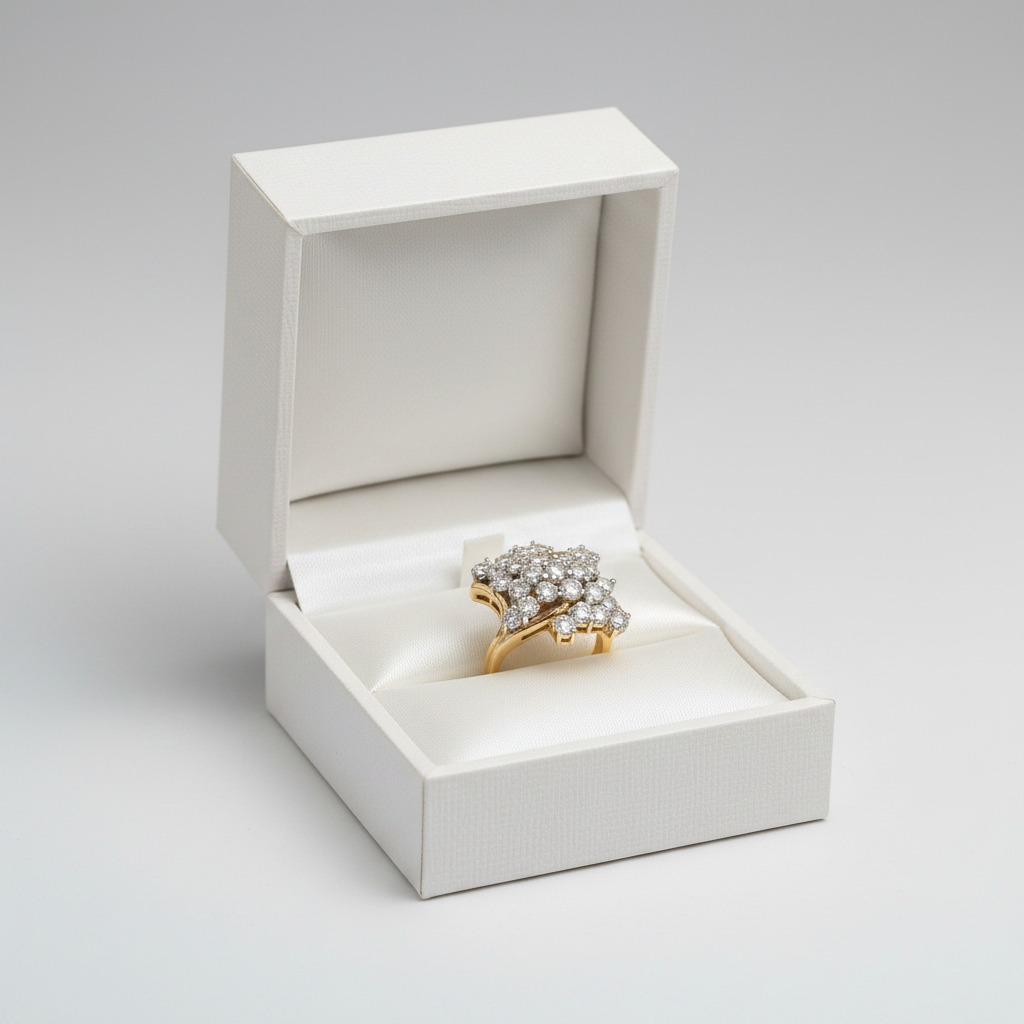 14K Yellow Gold Diamond Womens Ring - 2.03ct