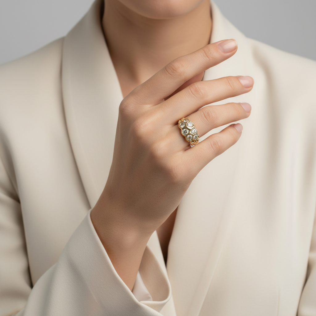 14K Yellow Gold Lab Grown Diamond Ring - 1.43ct