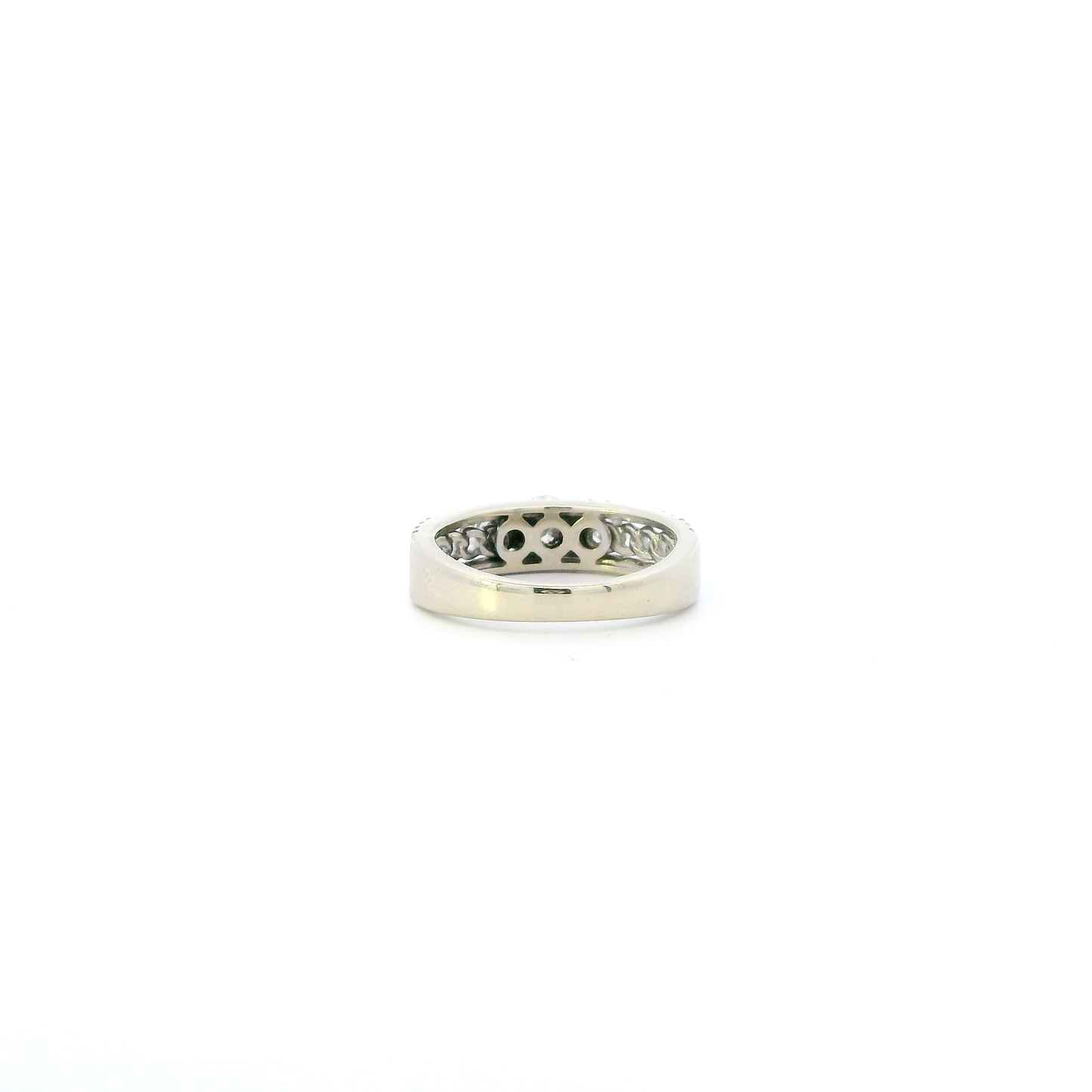 14K White Gold Diamond Womens Ring - 1.21ct