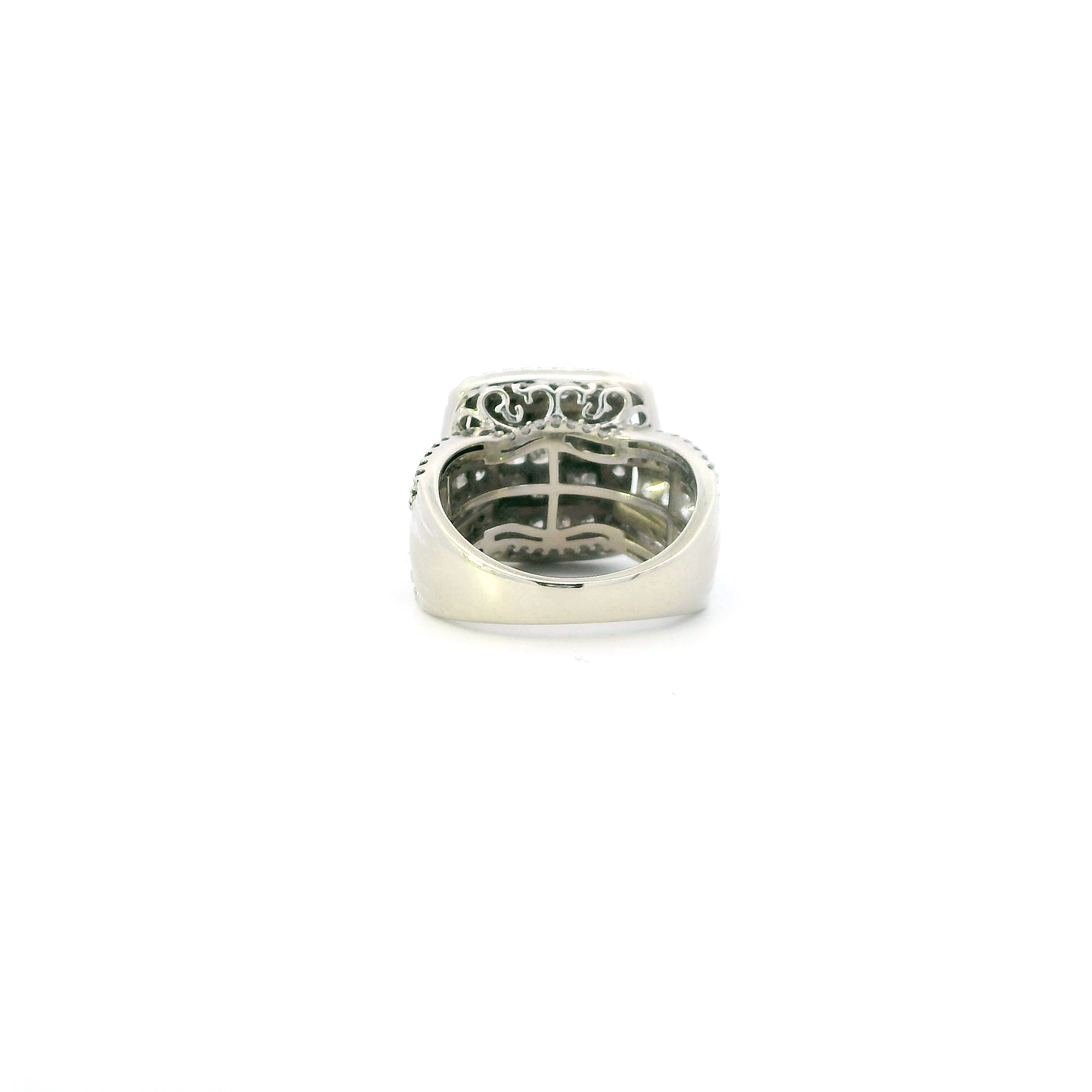 10K Yellow Gold Diamond Womens ring - 2.83ct