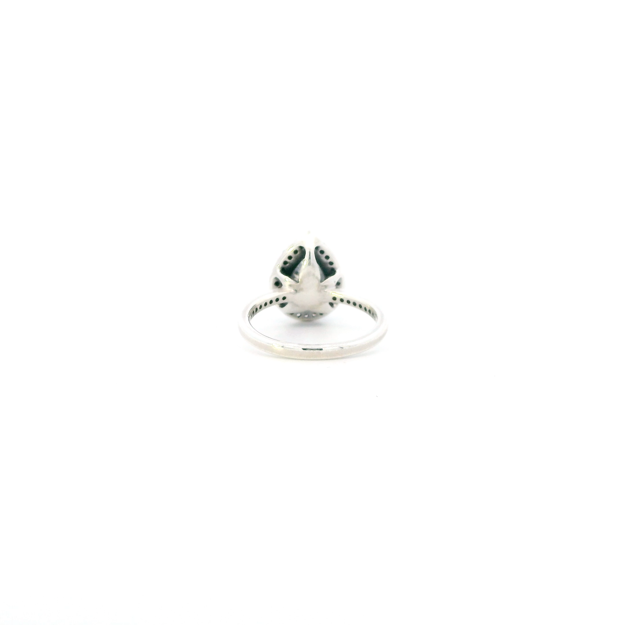 Pandora Silver Teardrop Womens Ring With Box
